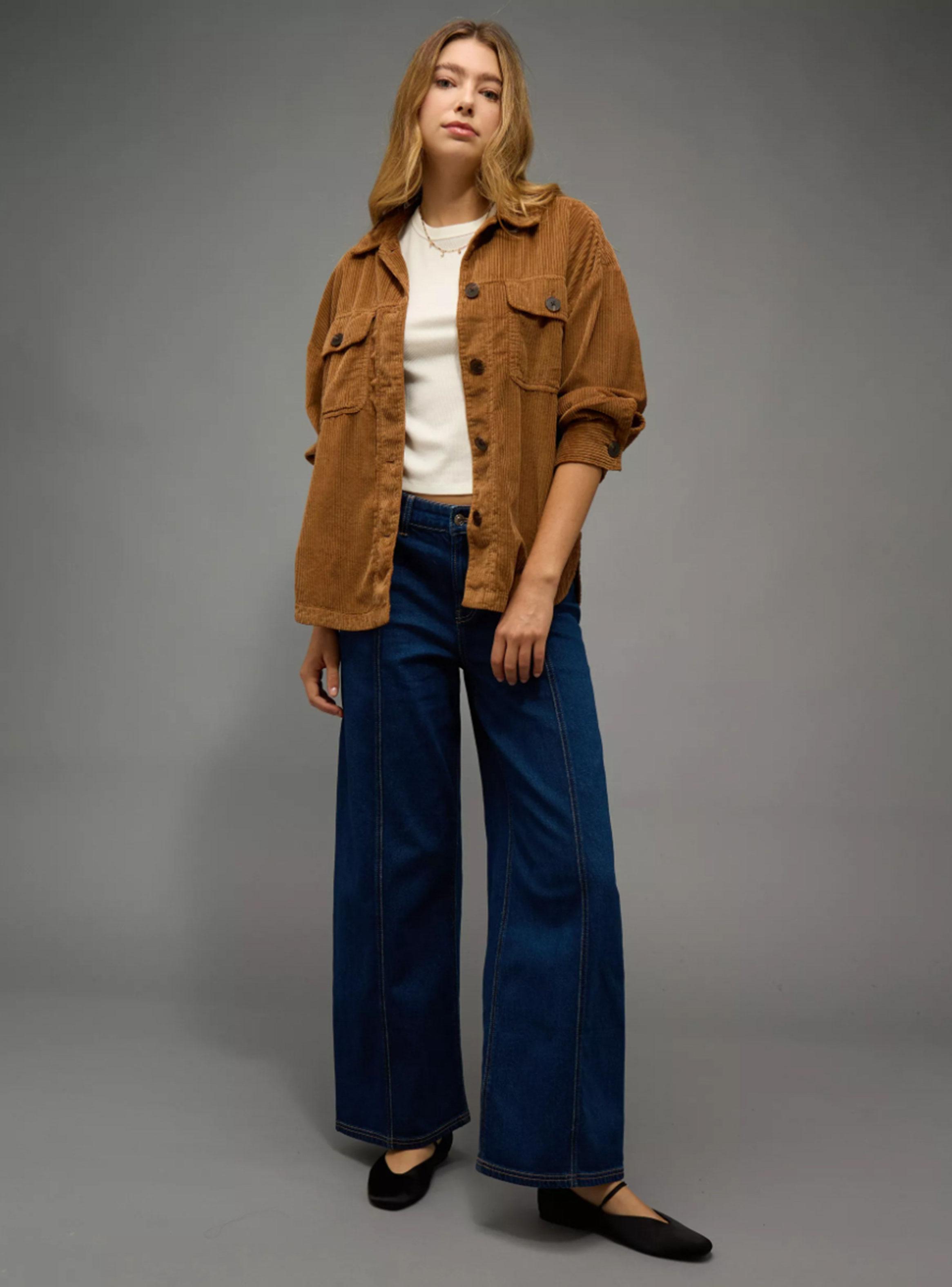 Chaqueta Ae de Cotelé Tipo Overshirt-2