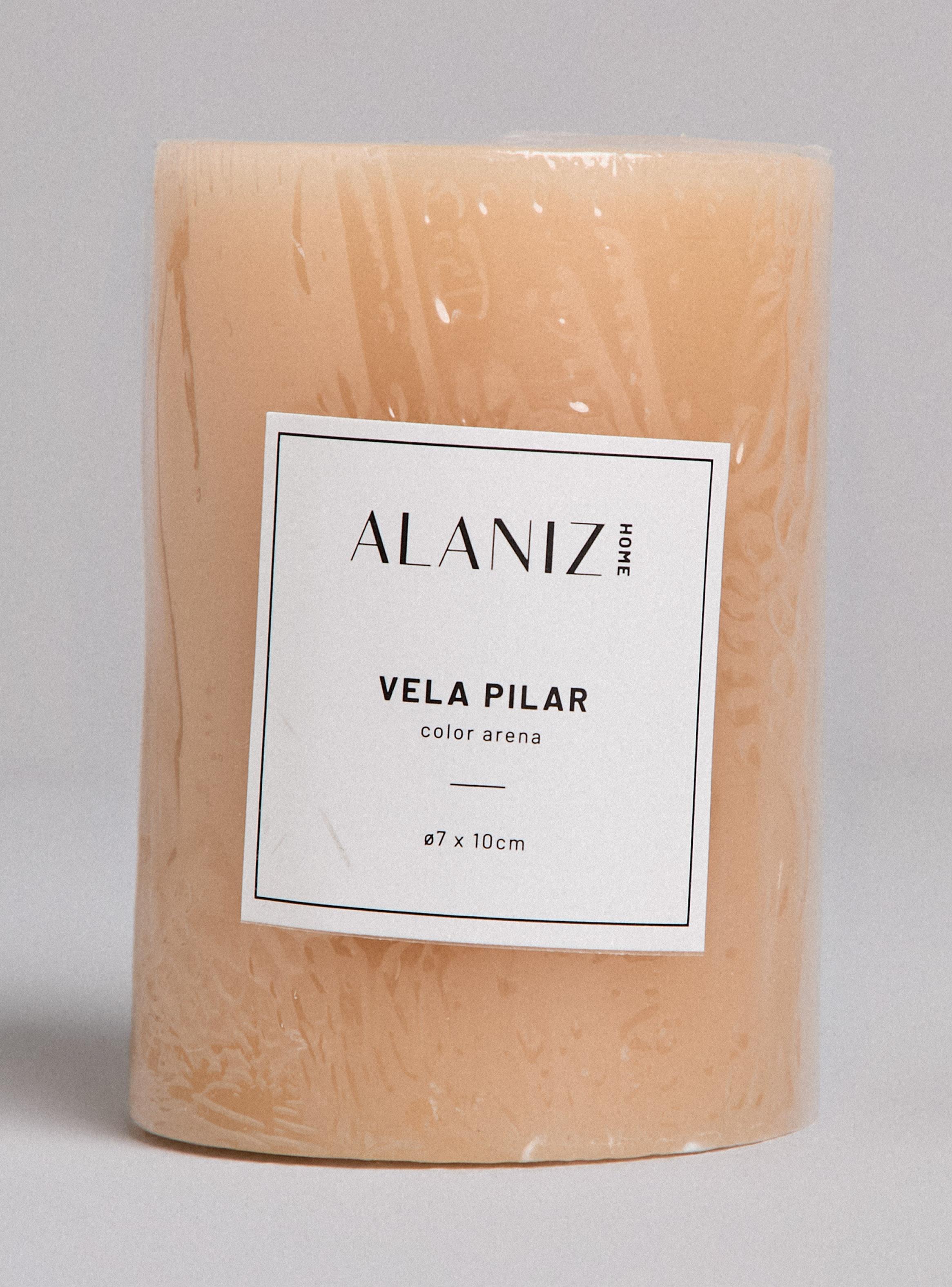 Vela Pilar Arena Ah 10 cm-3