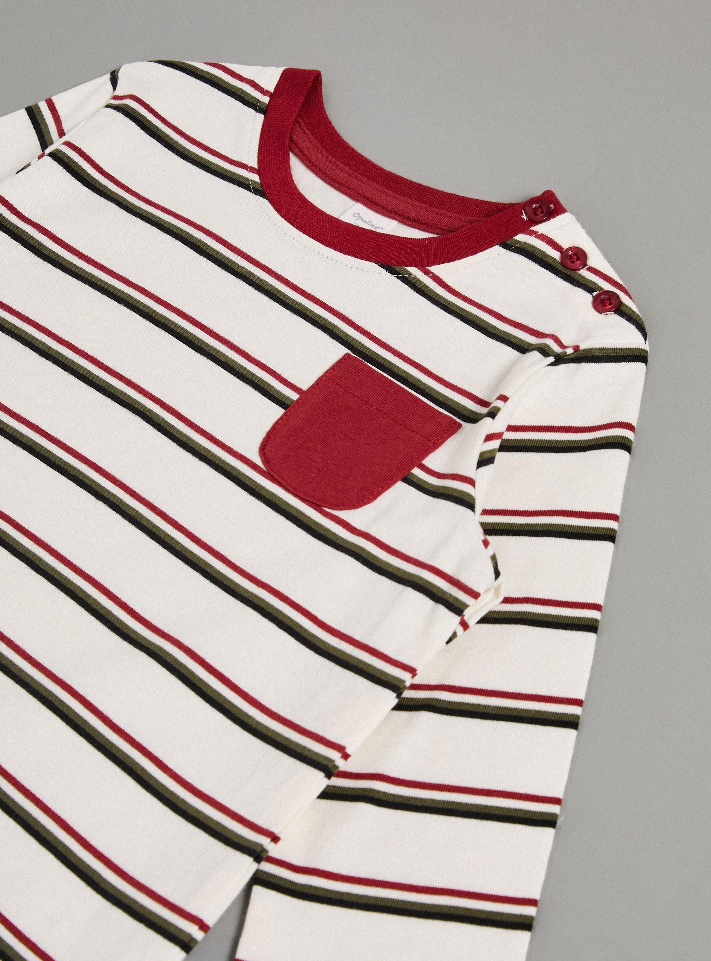 Polera Rayas con Bolsillo Color-3