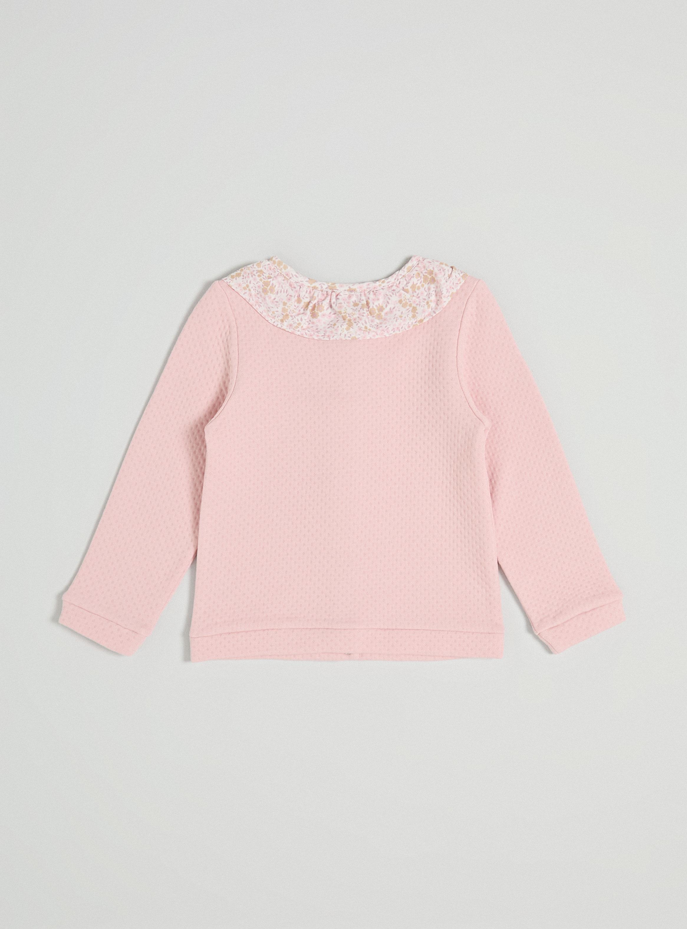 Polerón Quilteador con Cuello Estampado Floral-2