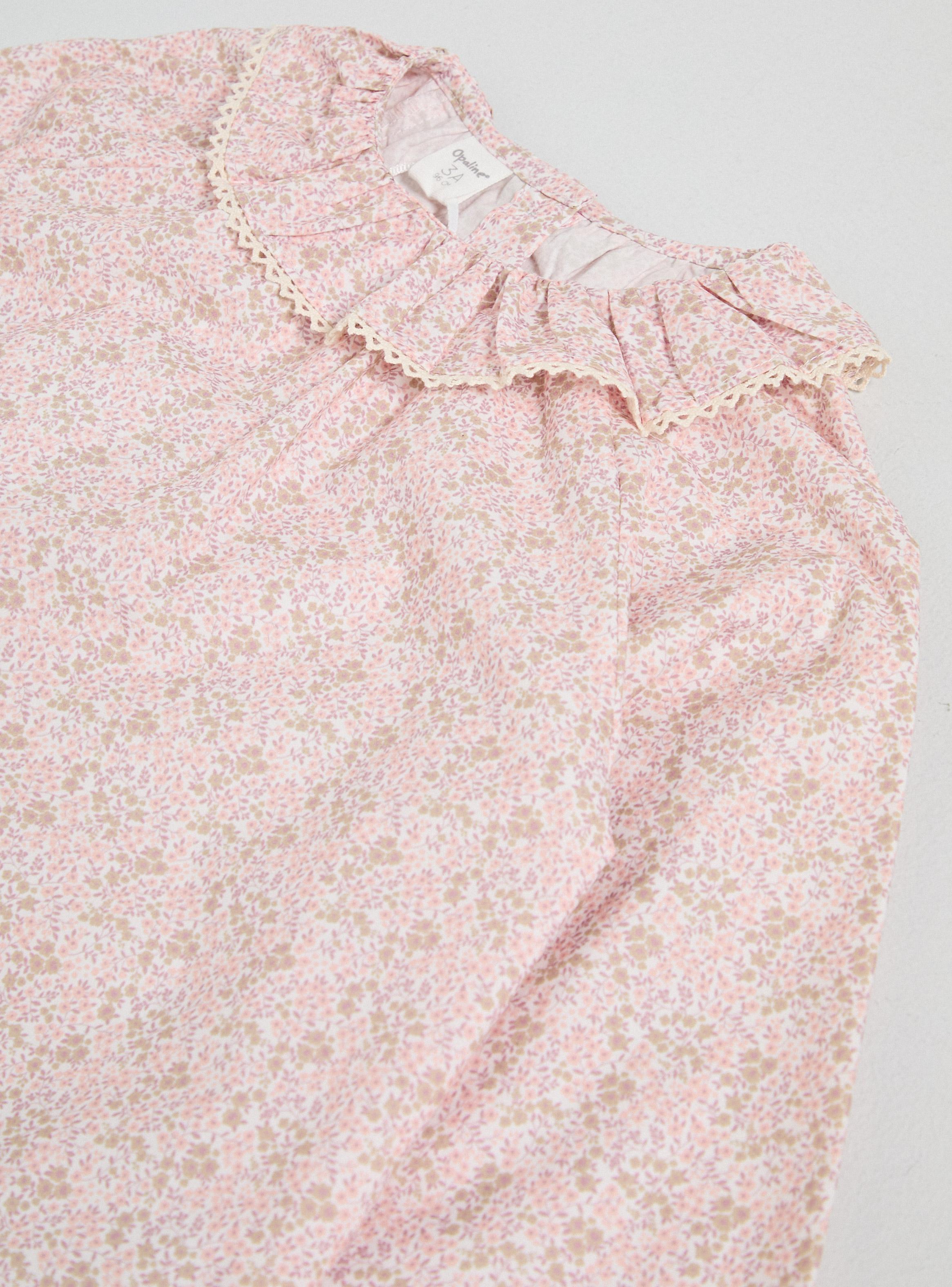Blusa Estampado Liberty Cuello con Picueta-3