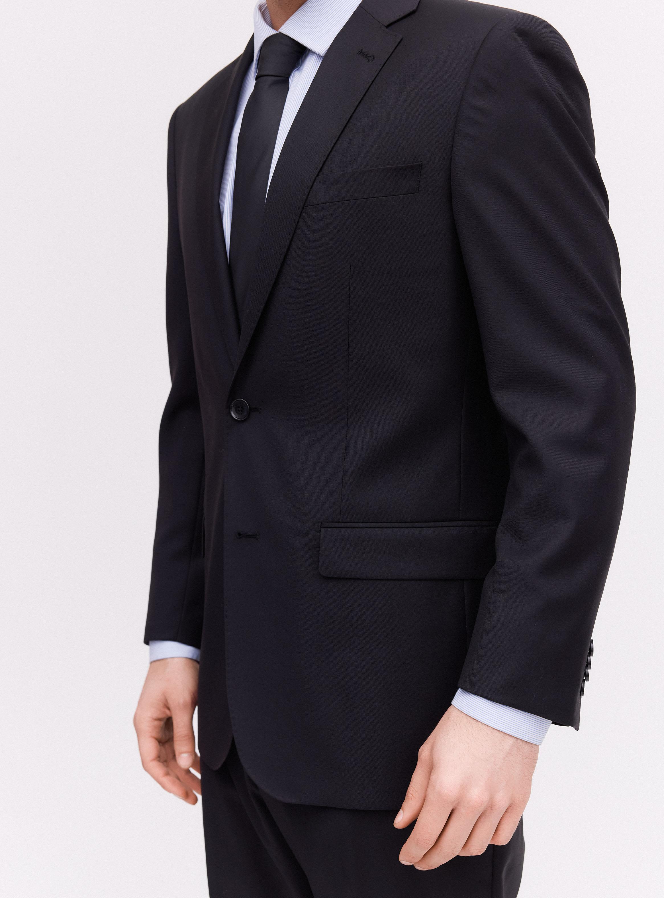 Traje Recto Clásico Liso Regular Fit-3