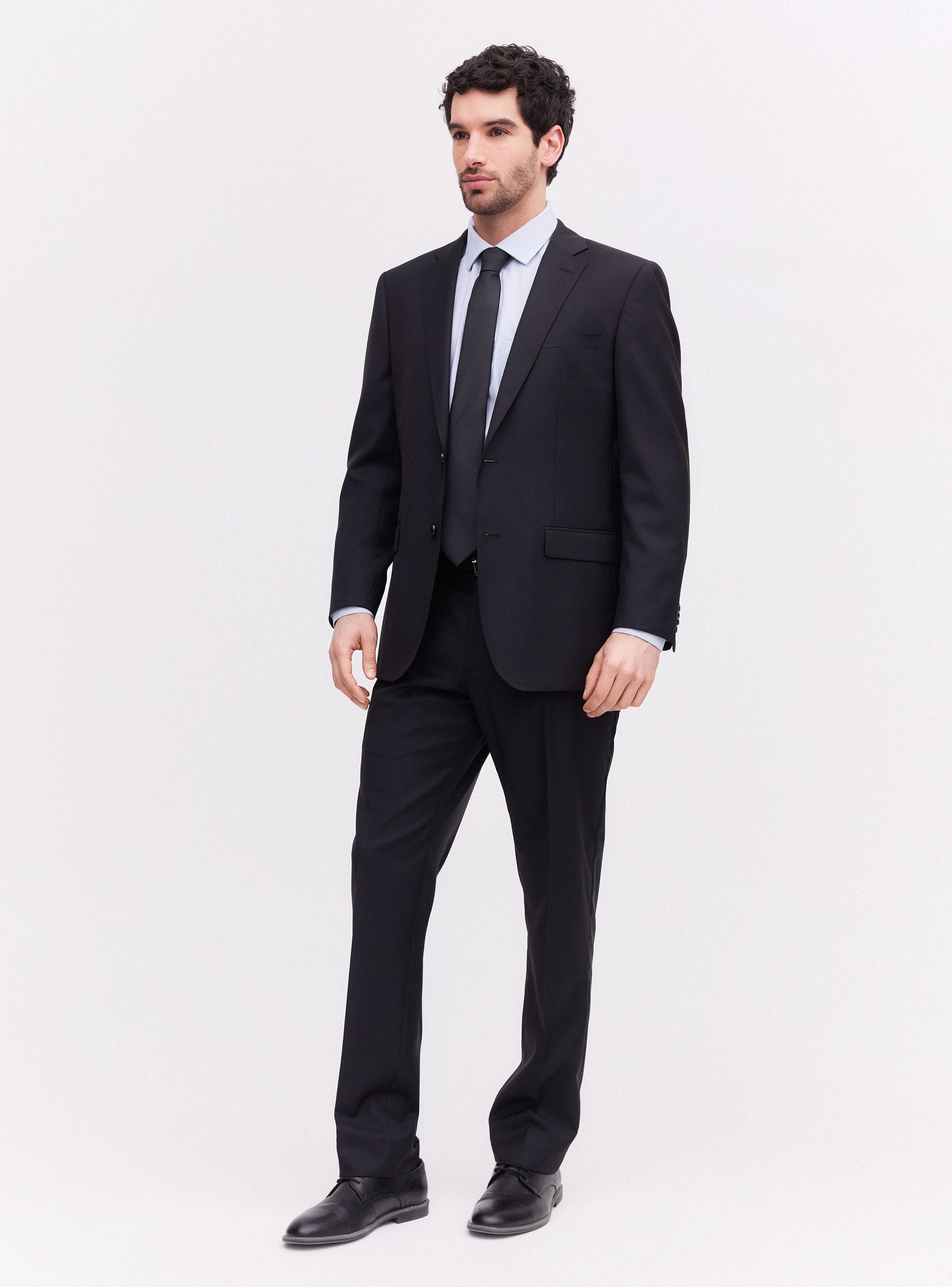 Traje Recto Clásico Liso Regular Fit-4