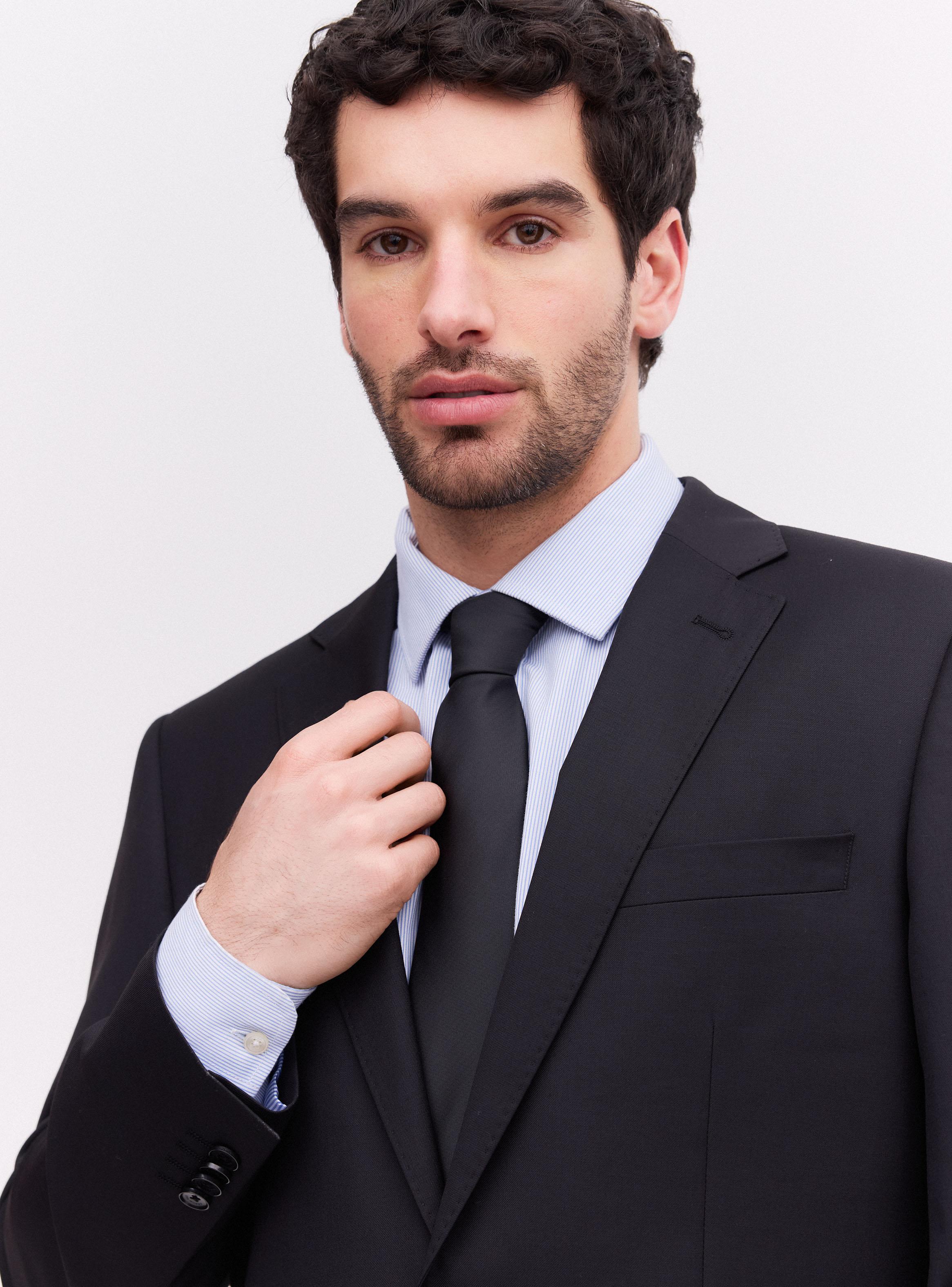 Traje Recto Clásico Liso Regular Fit-2