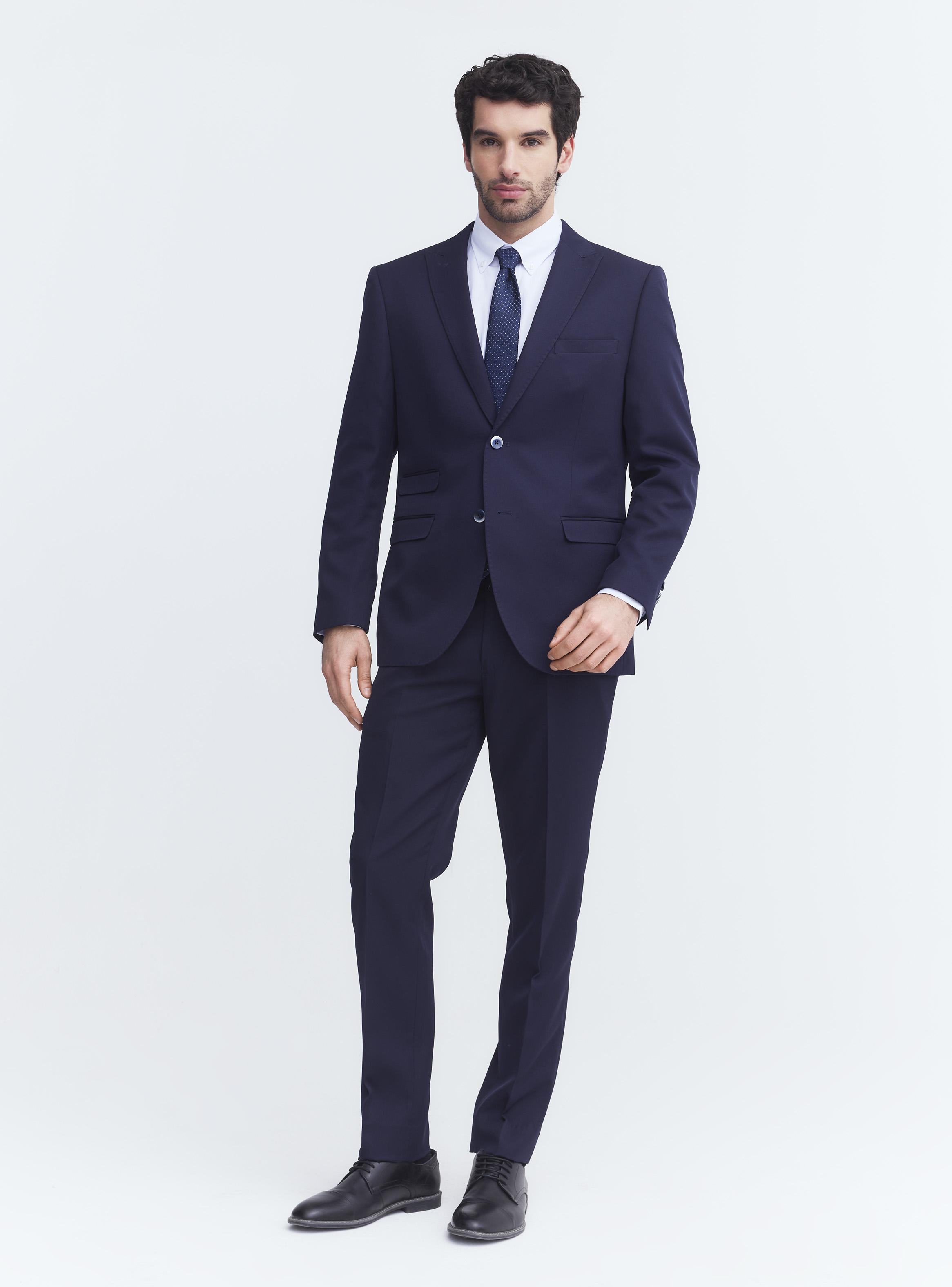 Traje Formal Recto Liso Slim Fit-4