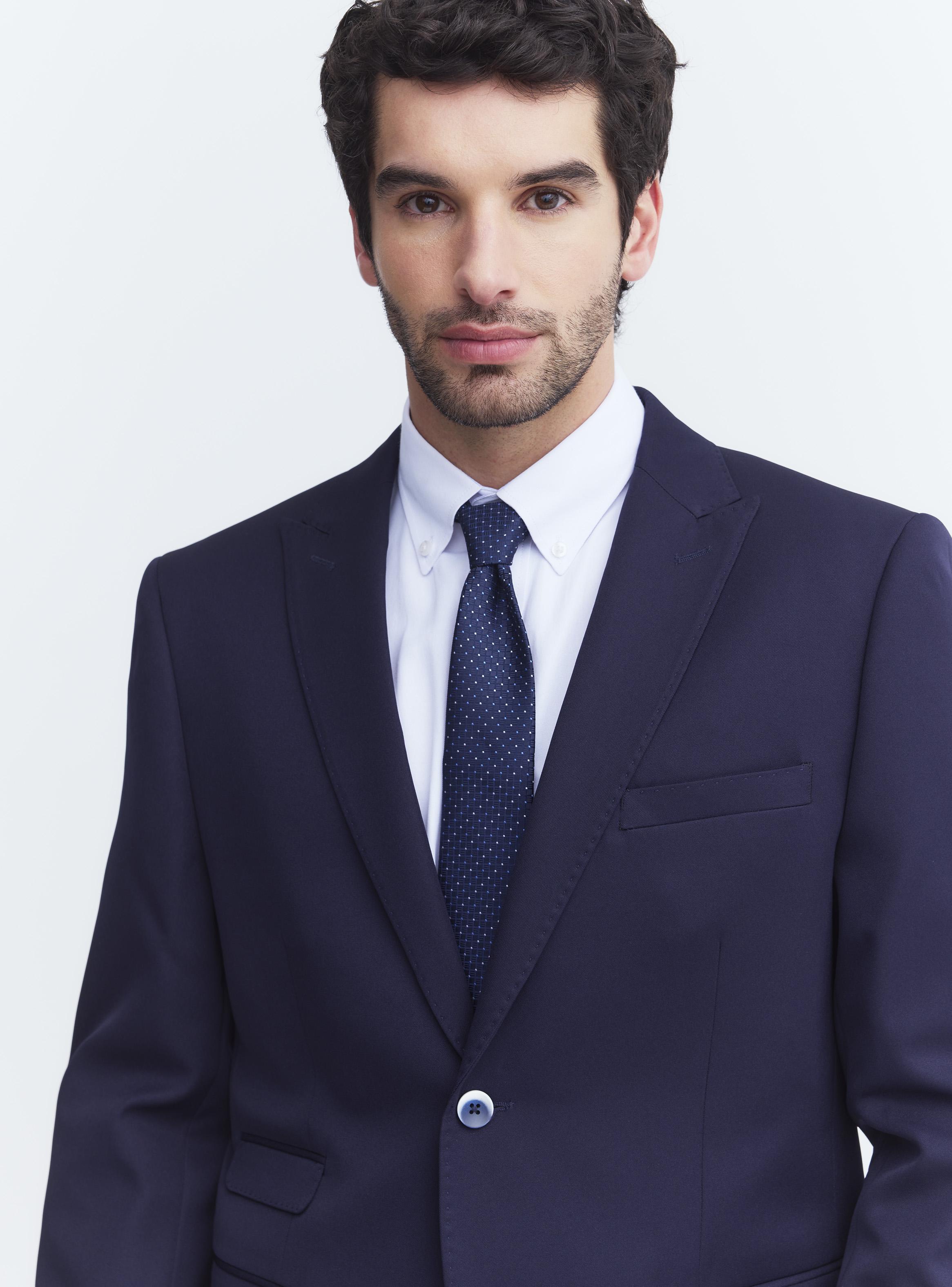 Traje Formal Recto Liso Slim Fit-2