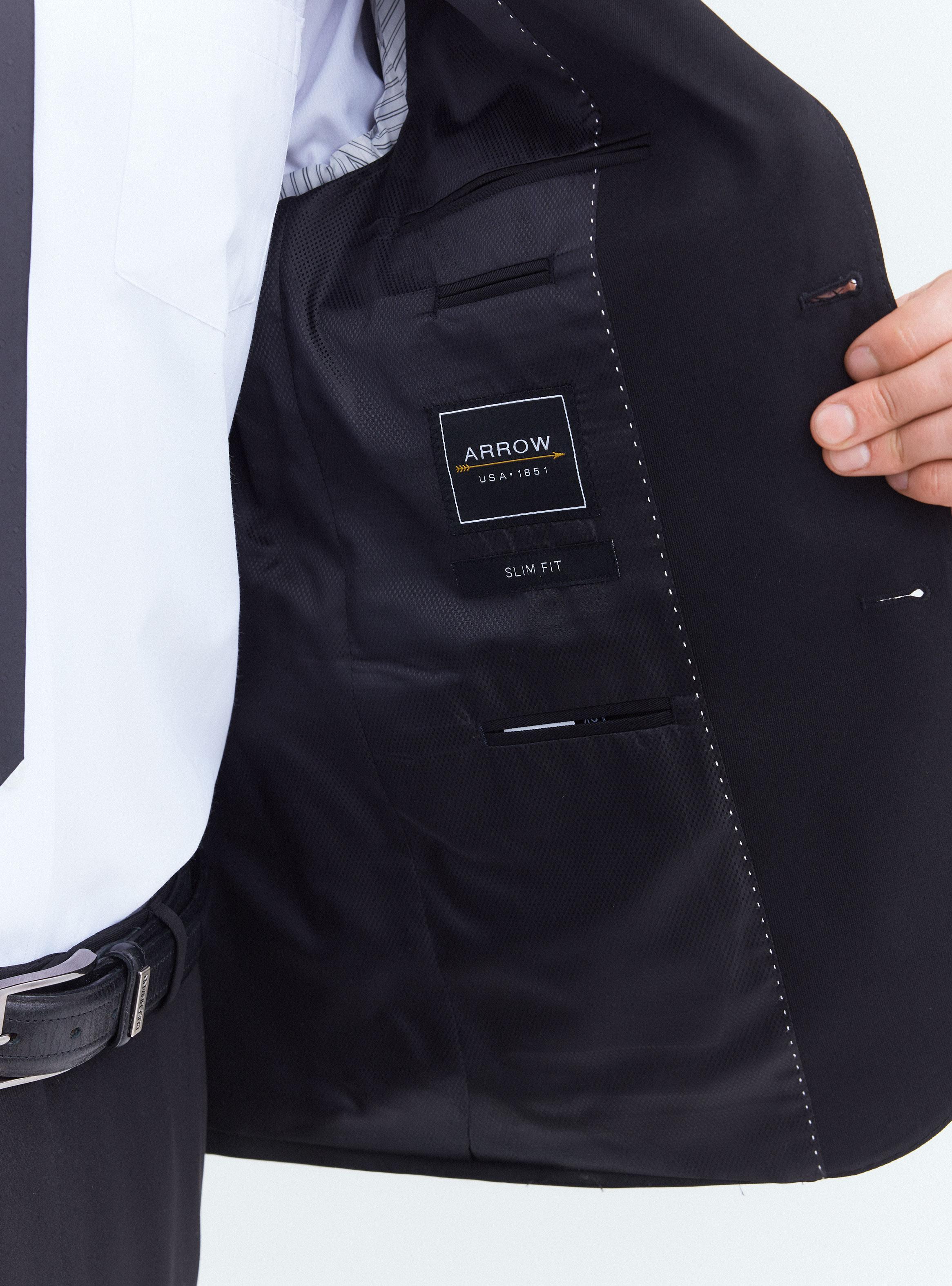 Traje de Vestir Recto Liso Slim Fit-3