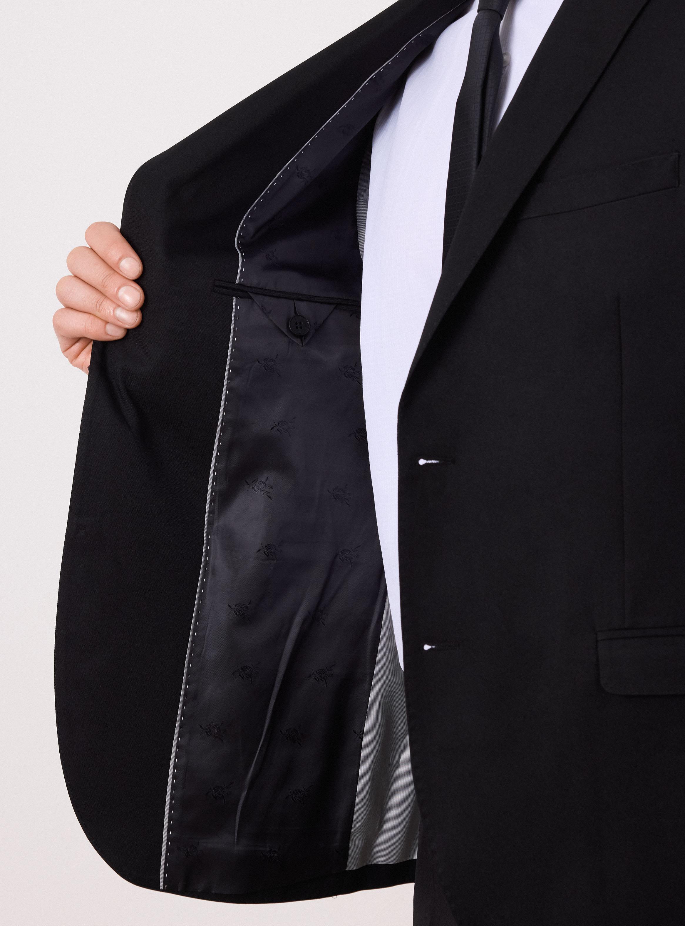 Traje Recto Liso Slim Fit Vuelta Cruzado-3