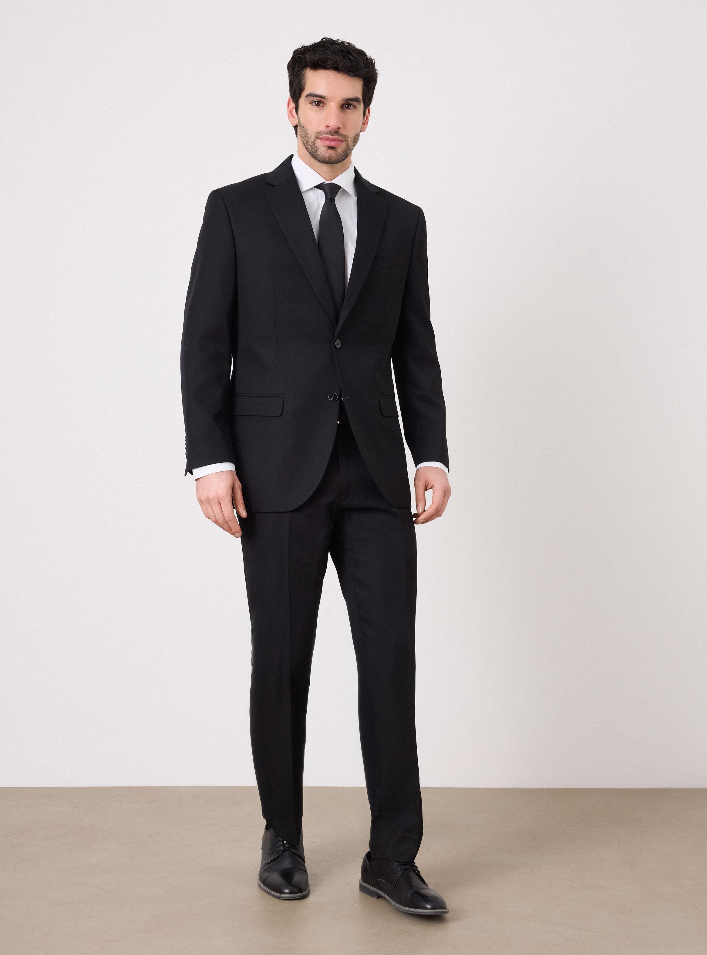Traje Recto Regular Fit Liso-4
