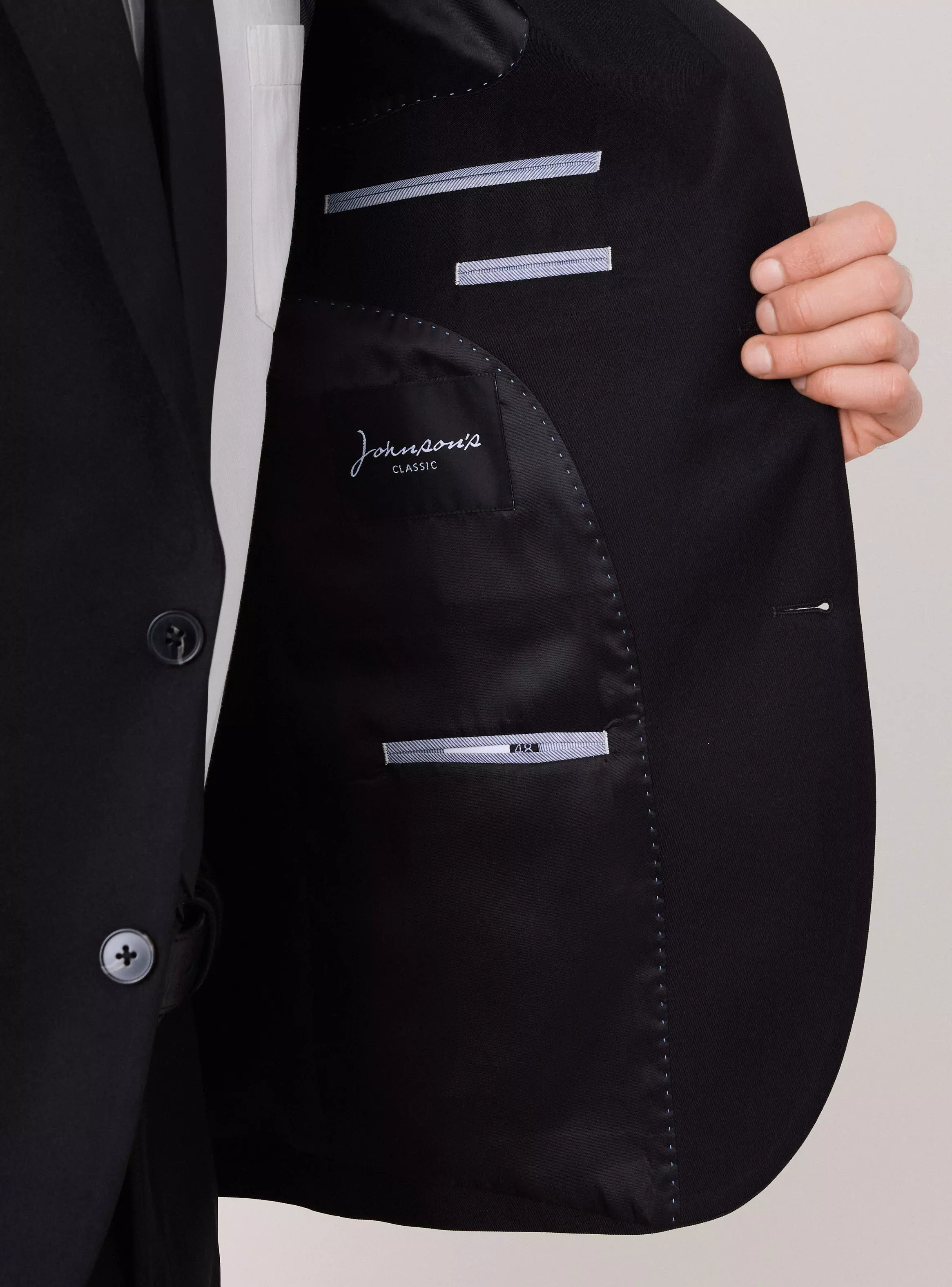 Traje Recto Regular Fit Liso-3