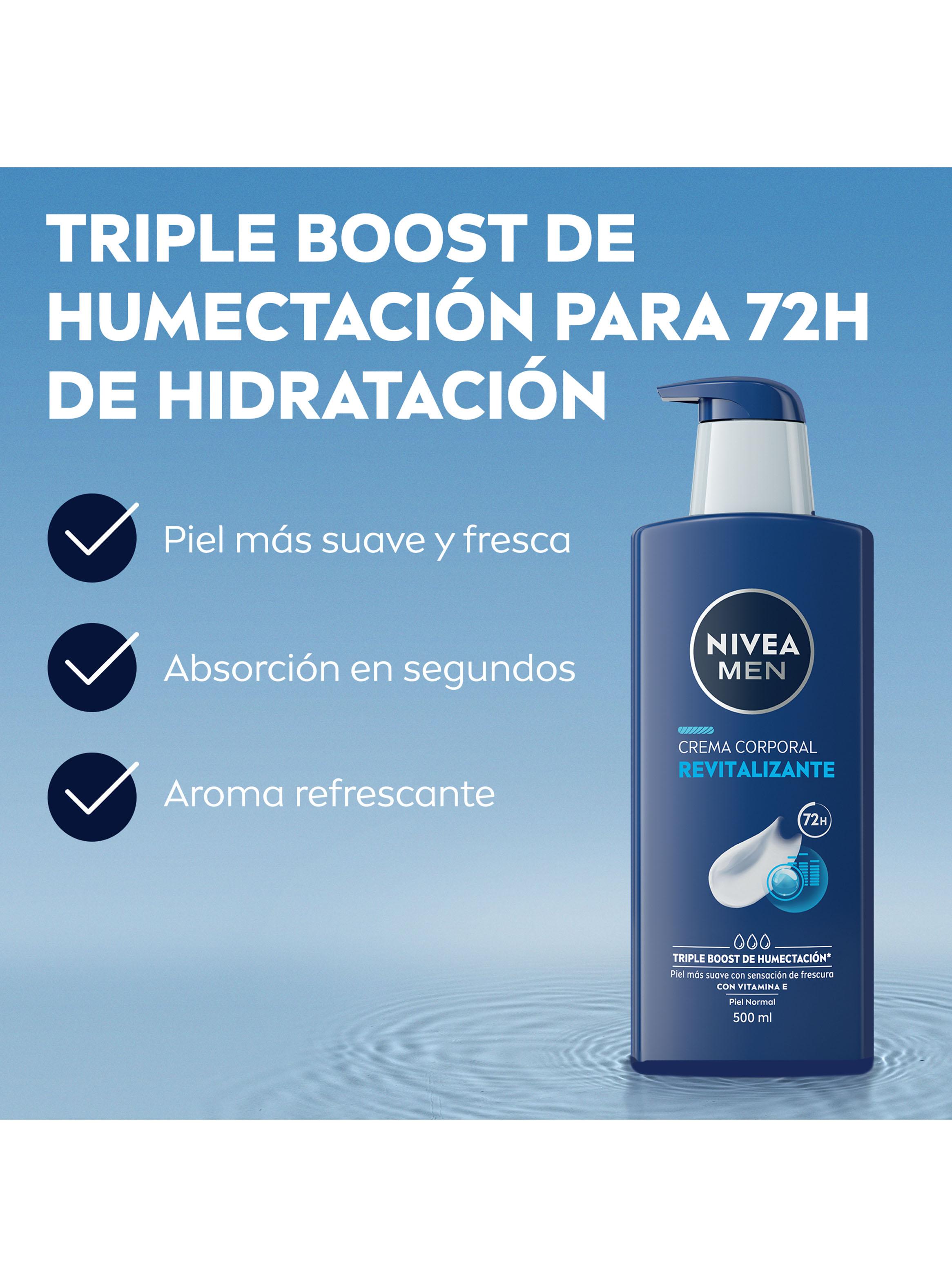Crema Corporal Nivea Men Revitalizante 3en1 Piel Normal 500 ml-2