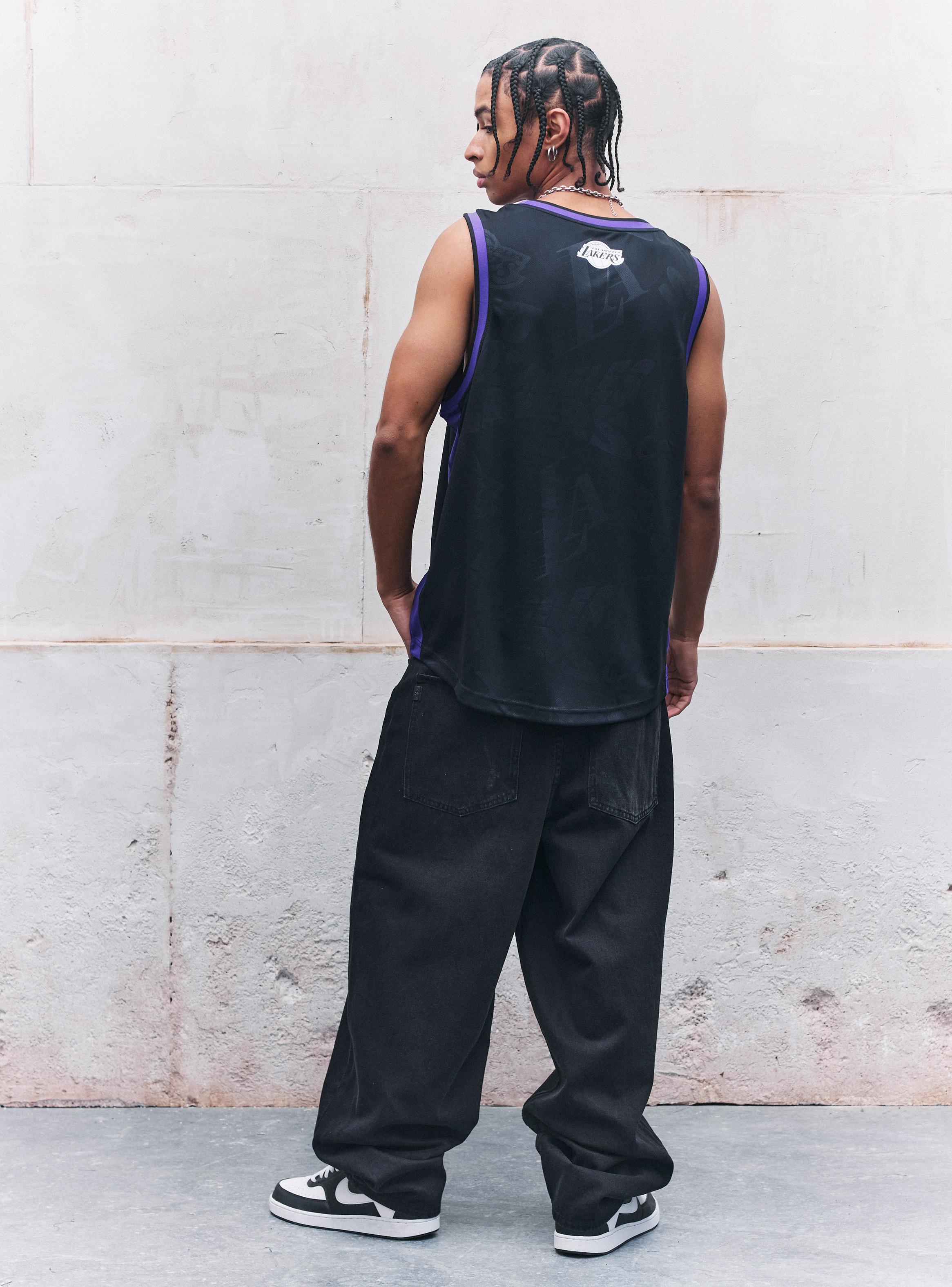 Polera sin Manga Overtag Lakers-5