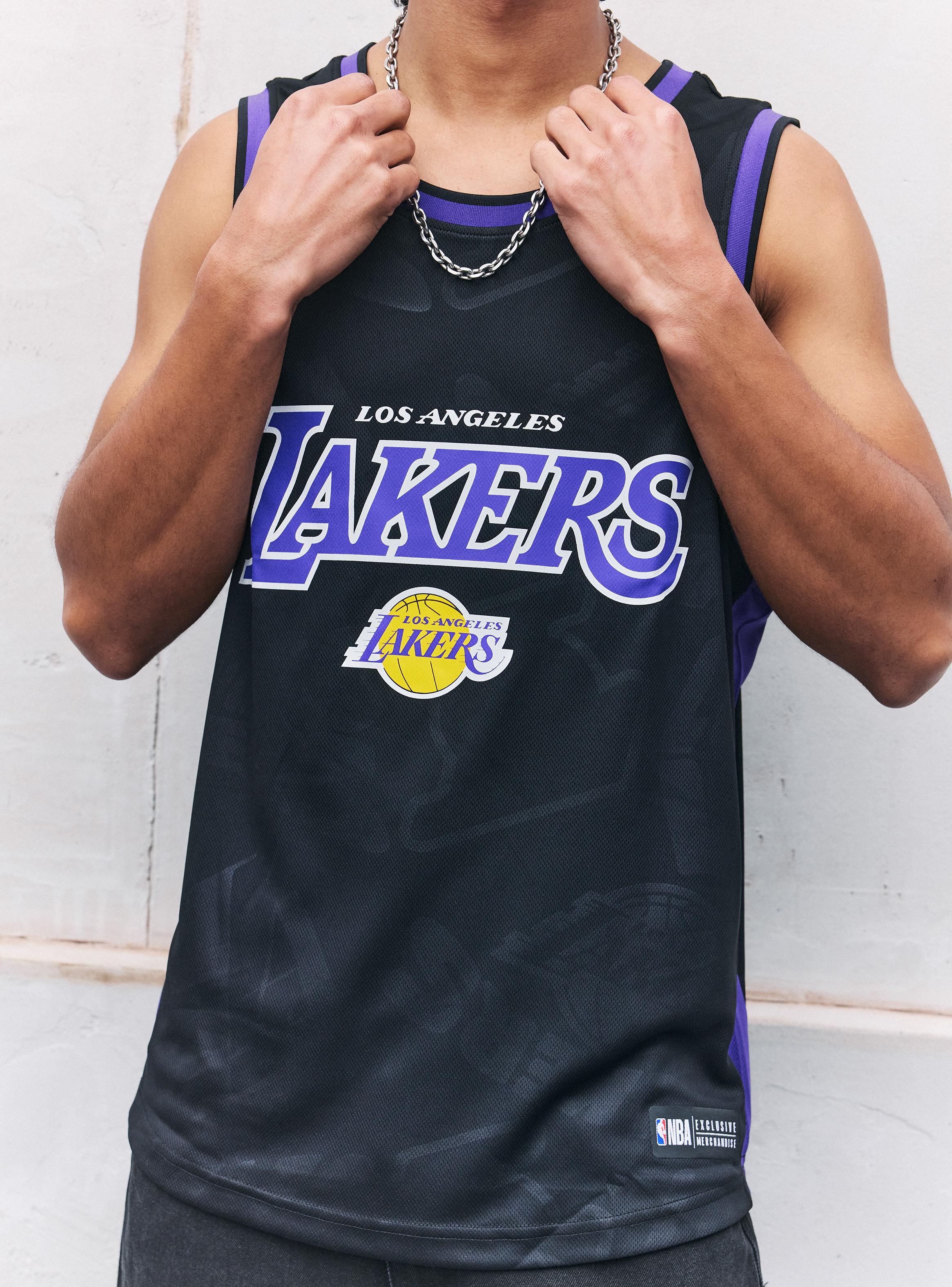 Polera sin Manga Overtag Lakers-3