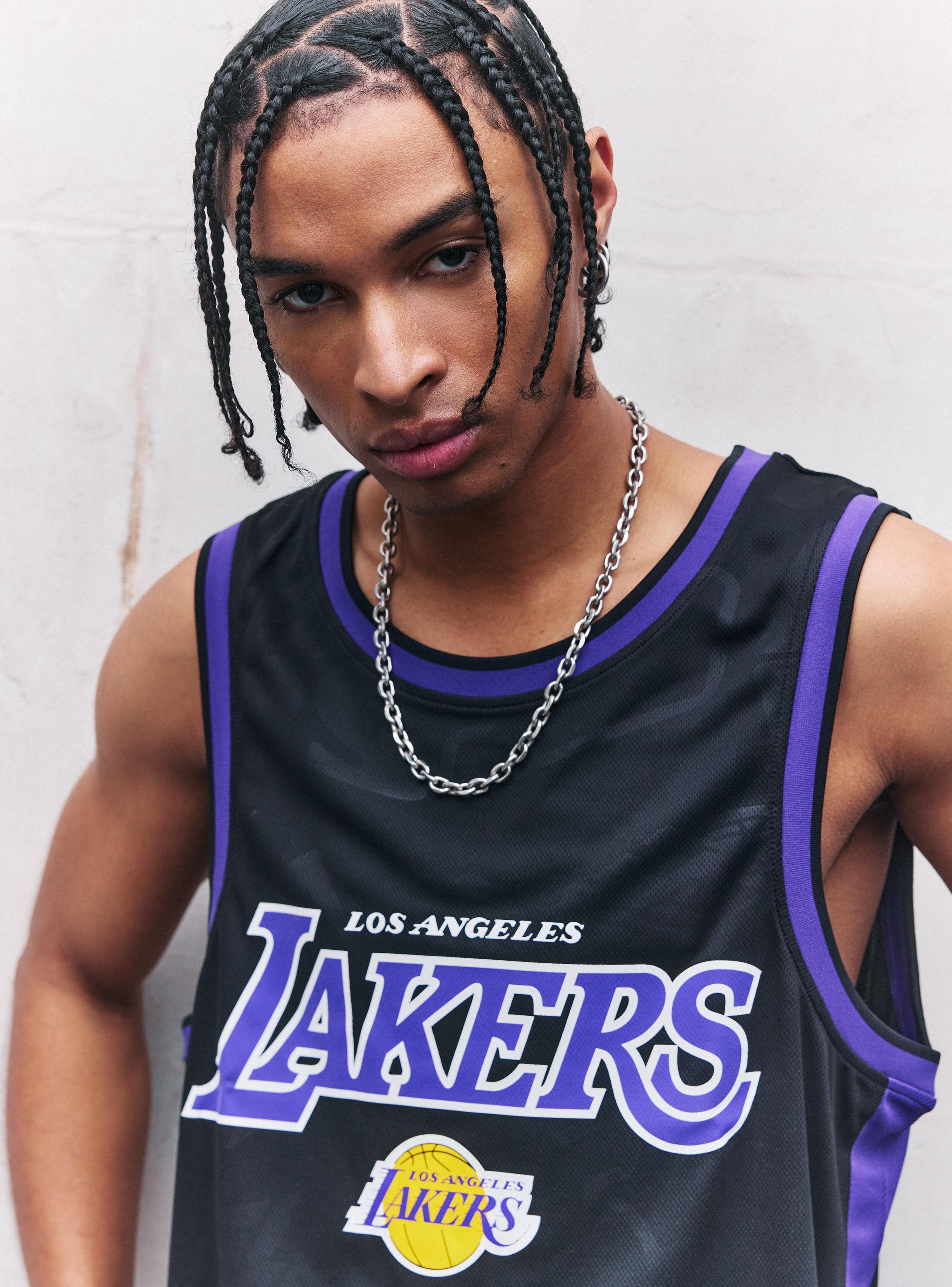 Polera sin Manga Overtag Lakers-2