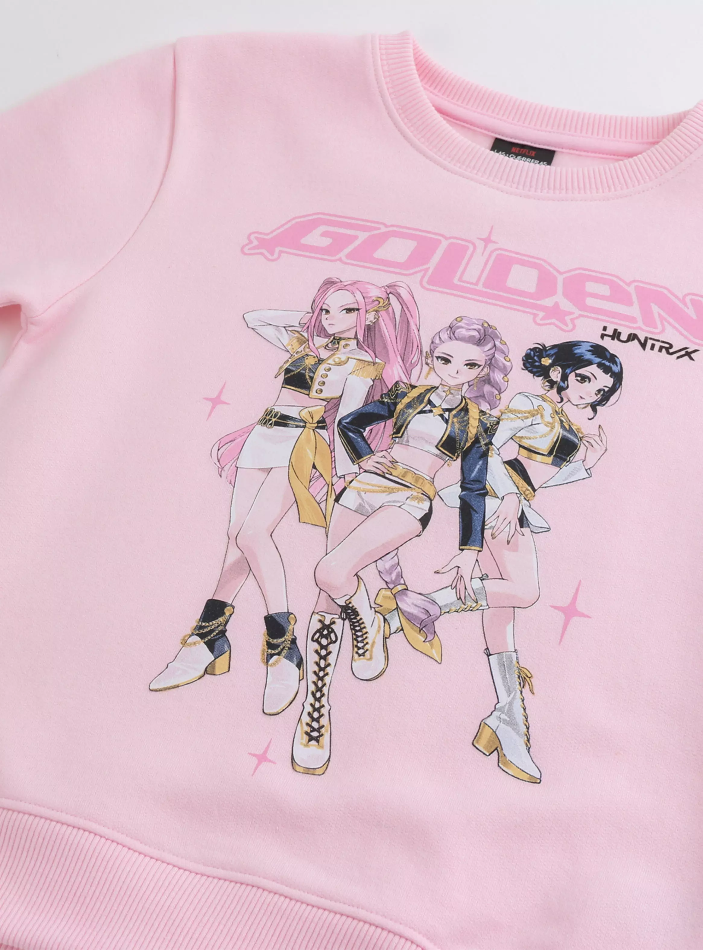 Polerón Cerrado Golden Kpop Niña-2