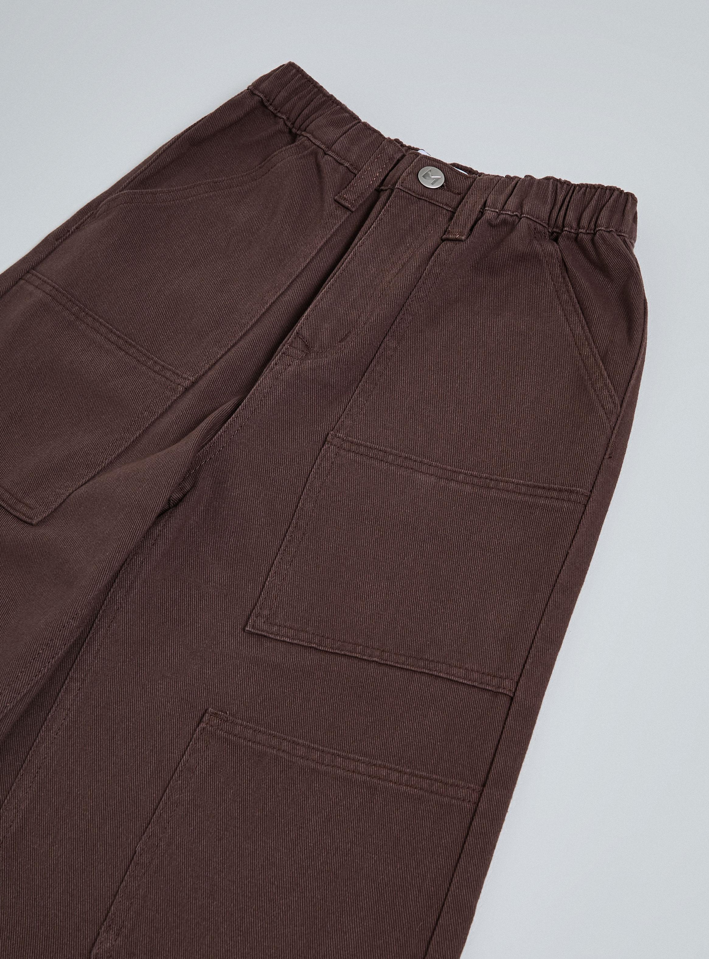 Pantalón Color Bolsillos Marcados Niño-3