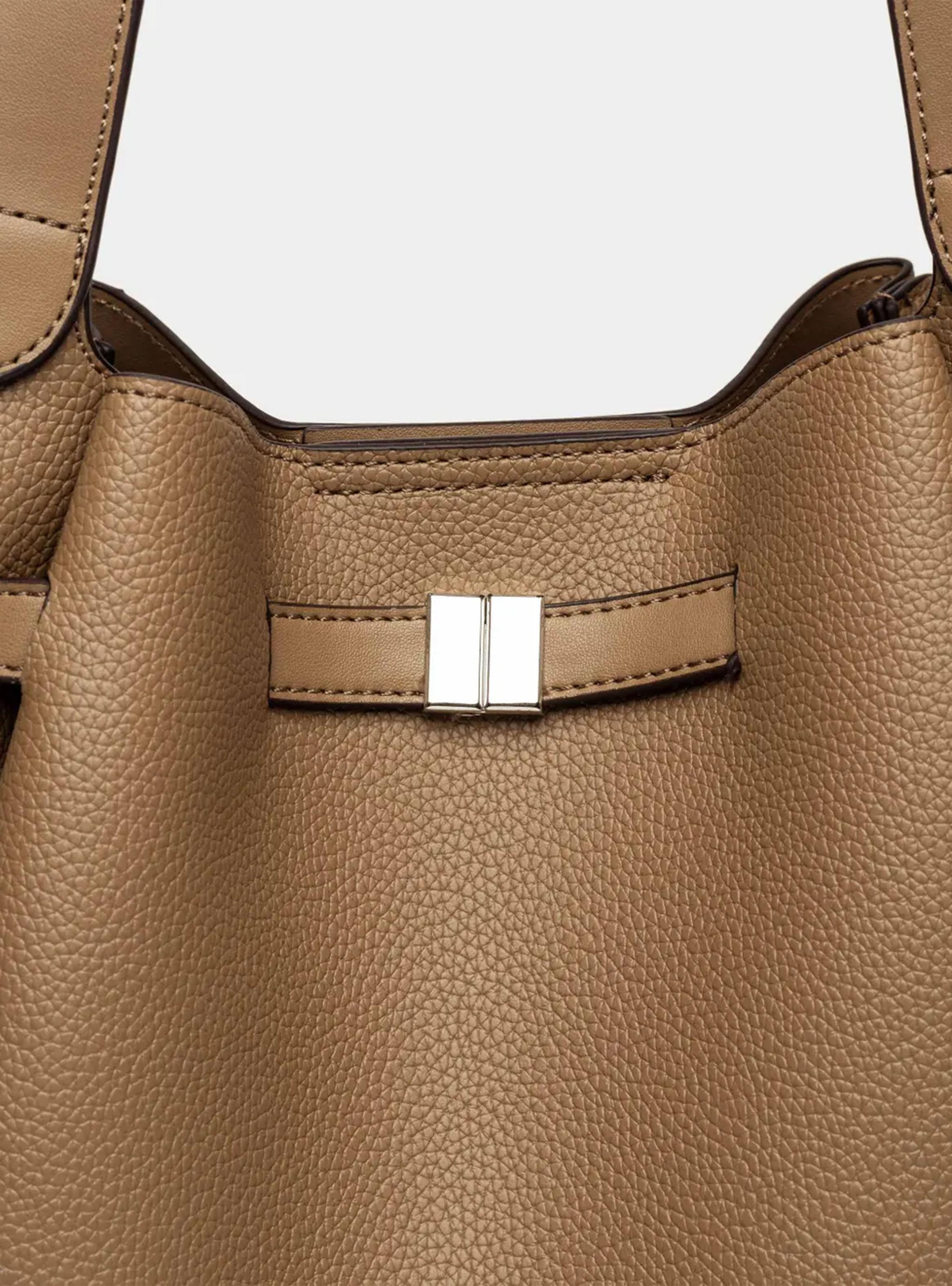 Cartera Tipo Bolso Marble Beige-2