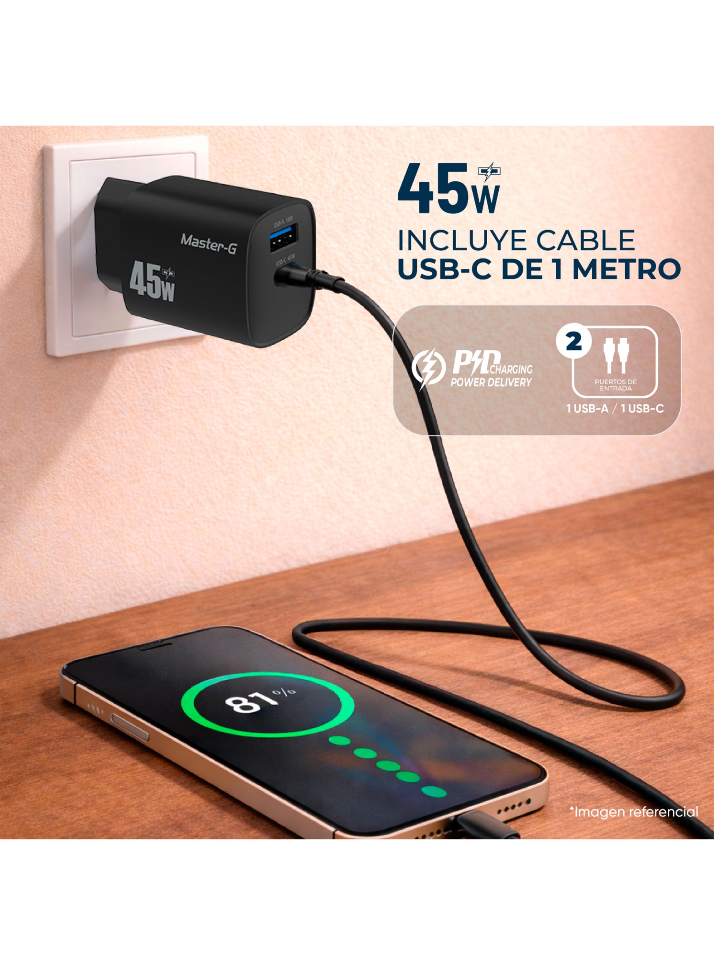 Cargador Carga Rápida 45W MGCHARGER45-2