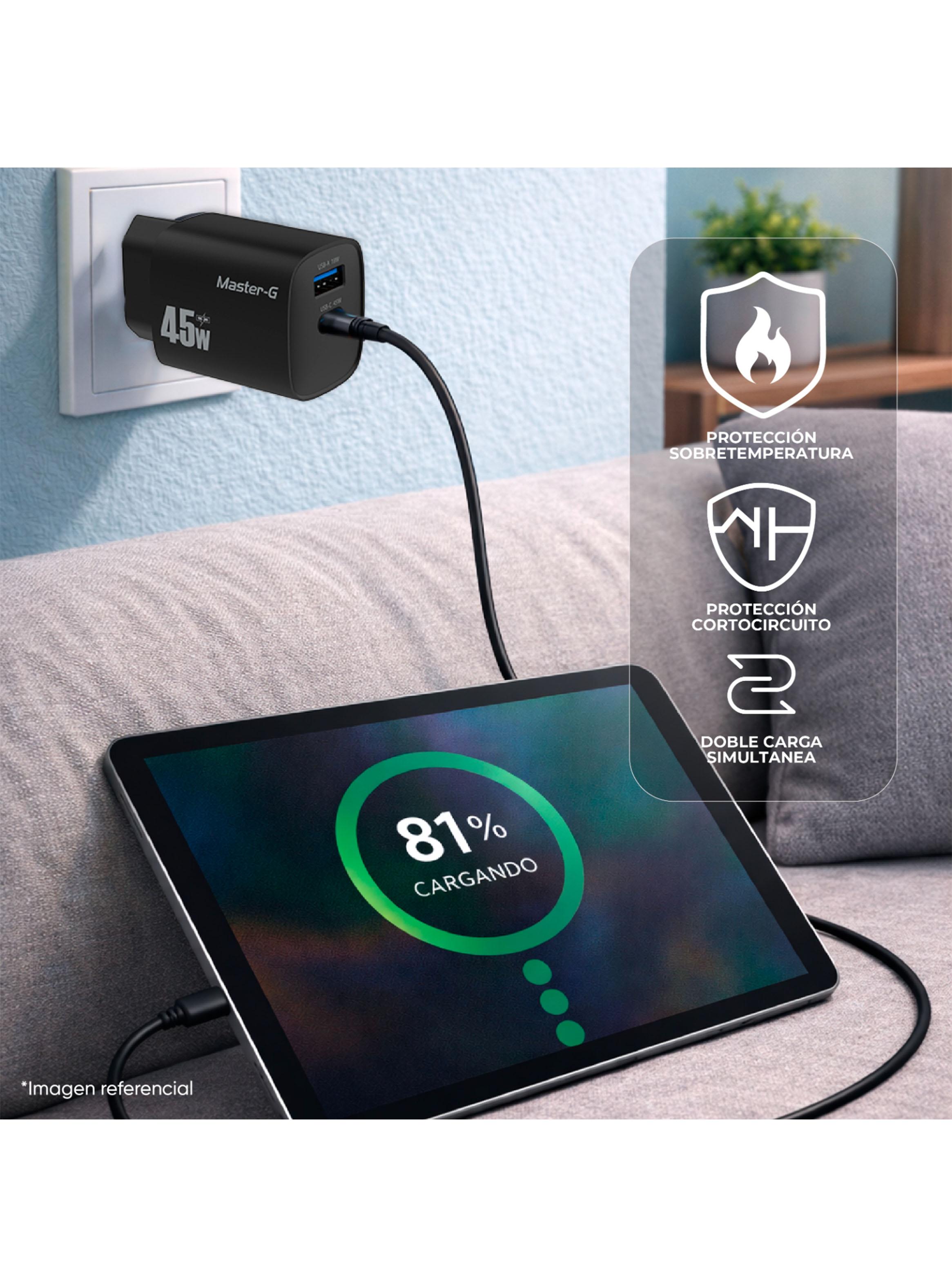 Cargador Carga Rápida 45W MGCHARGER45-5