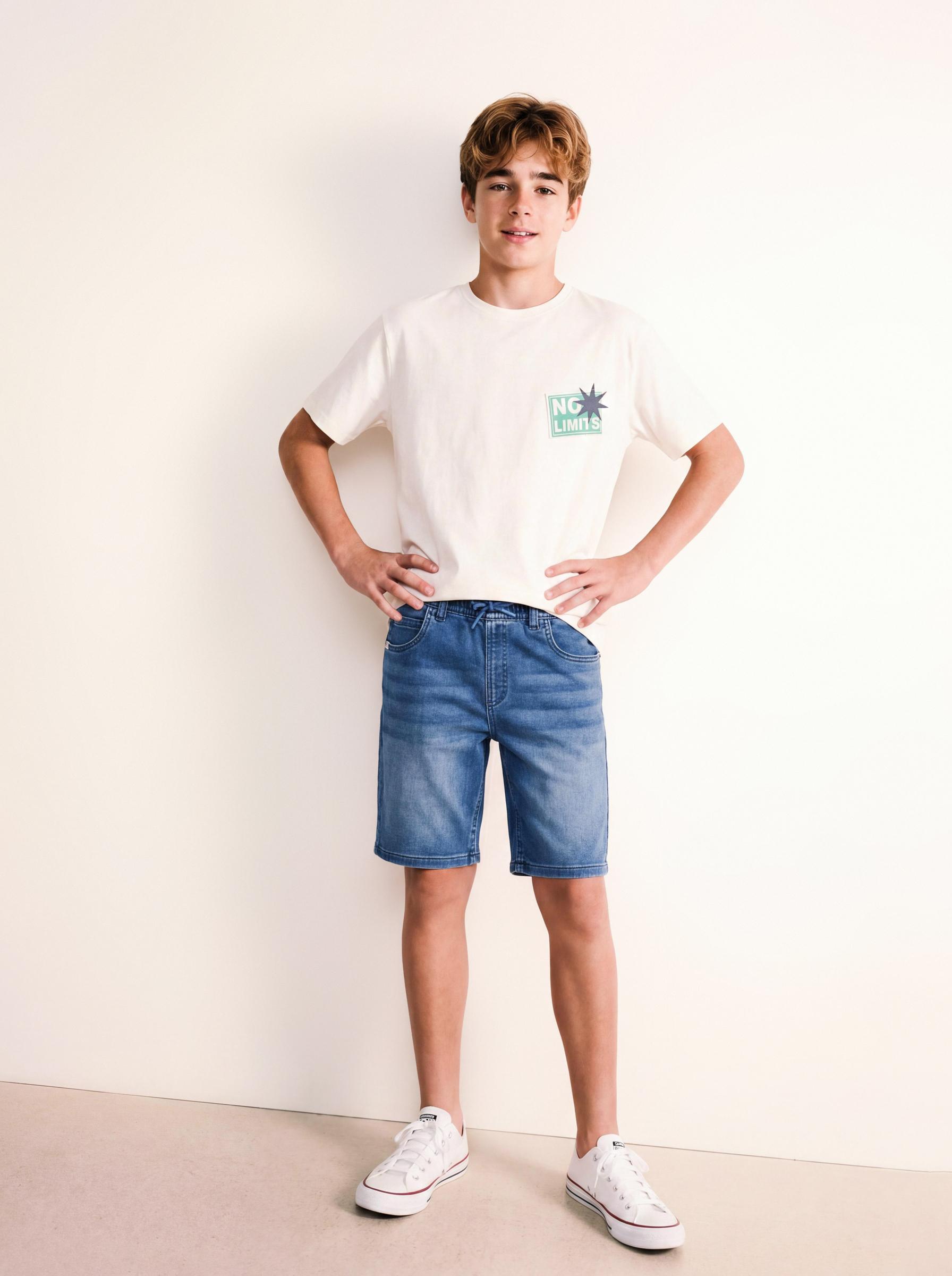 Short Elasticado Básico Niño-0