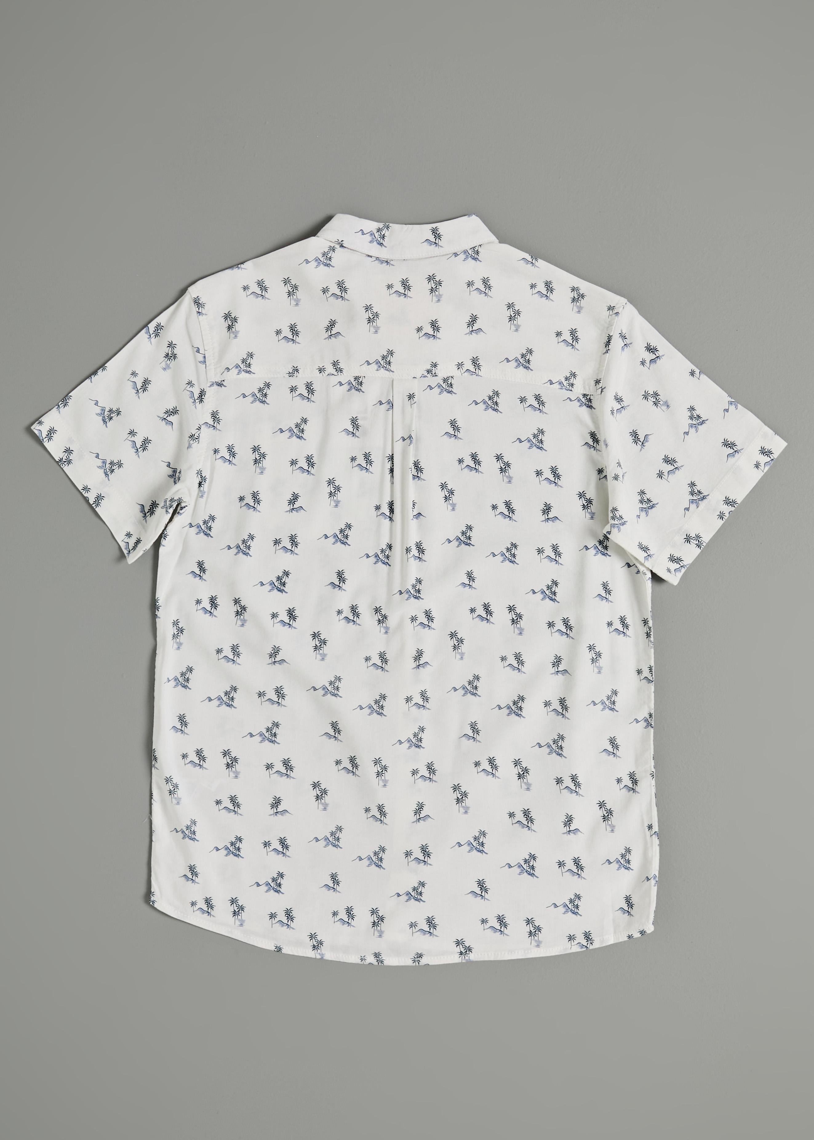 Camisa Cuello Camisero Full Mini Print Niño-2