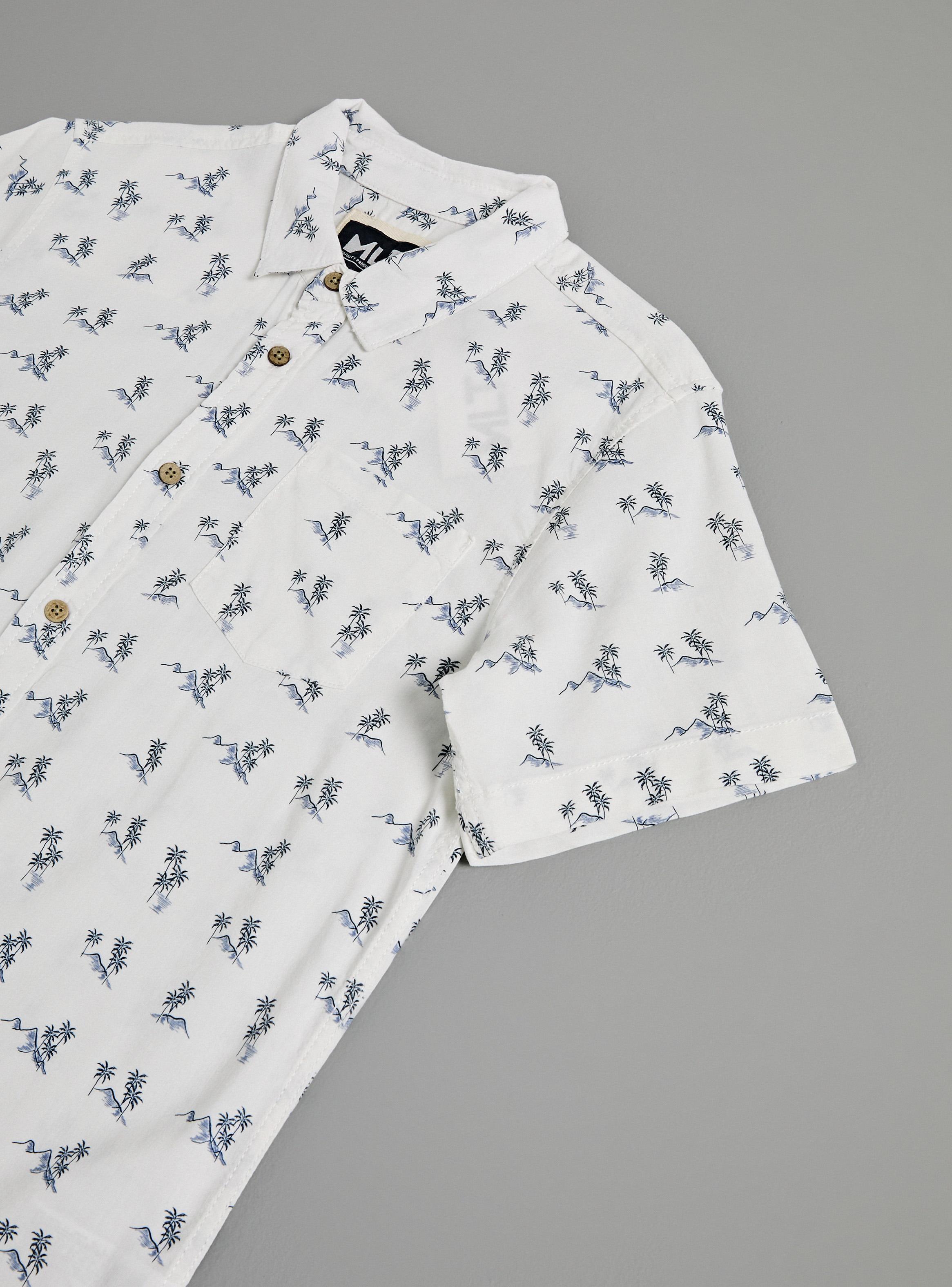 Camisa Cuello Camisero Full Mini Print Niño-3