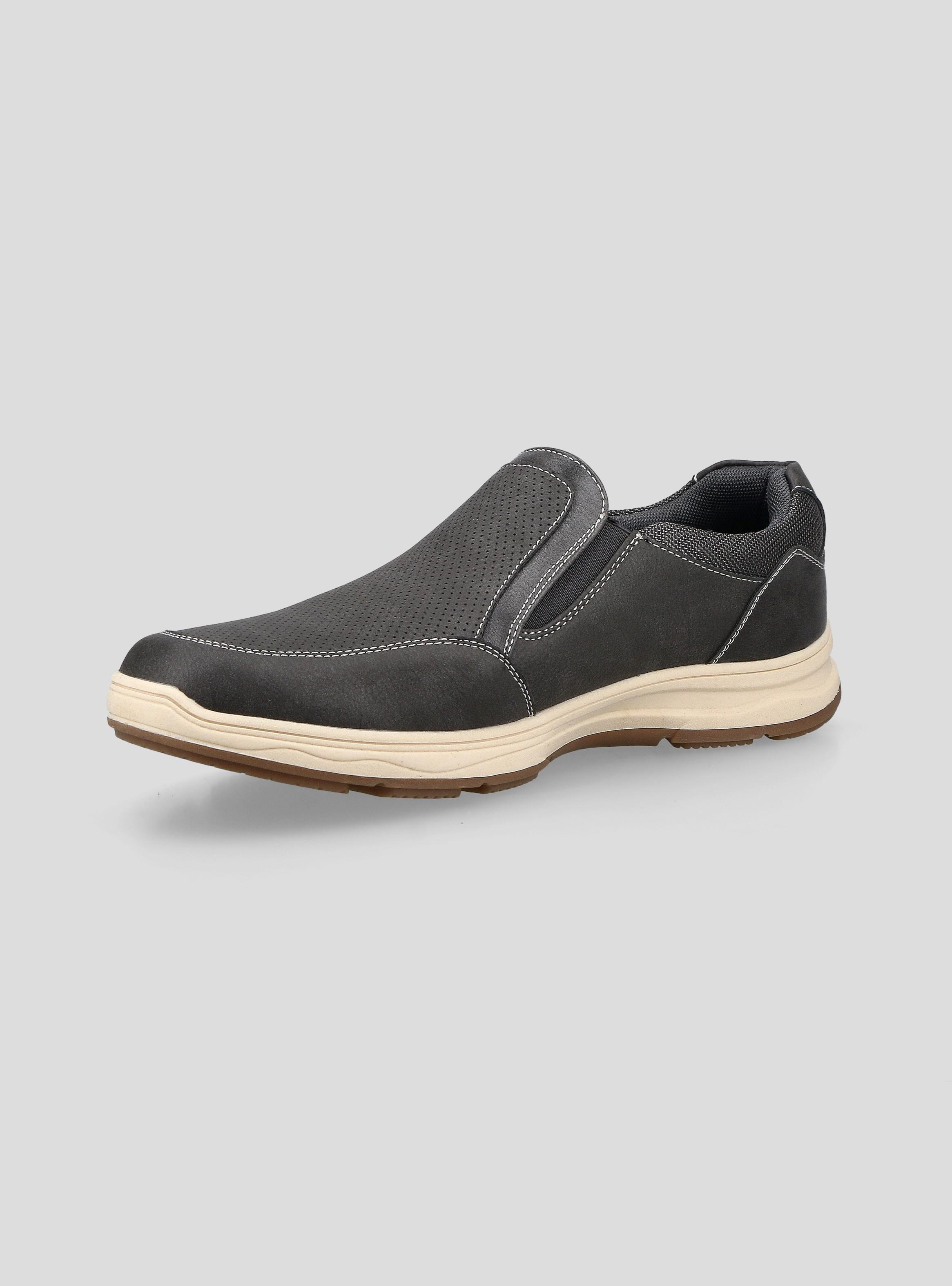 Zapato Casual Slip On Plantilla de Cuero Hombre-2