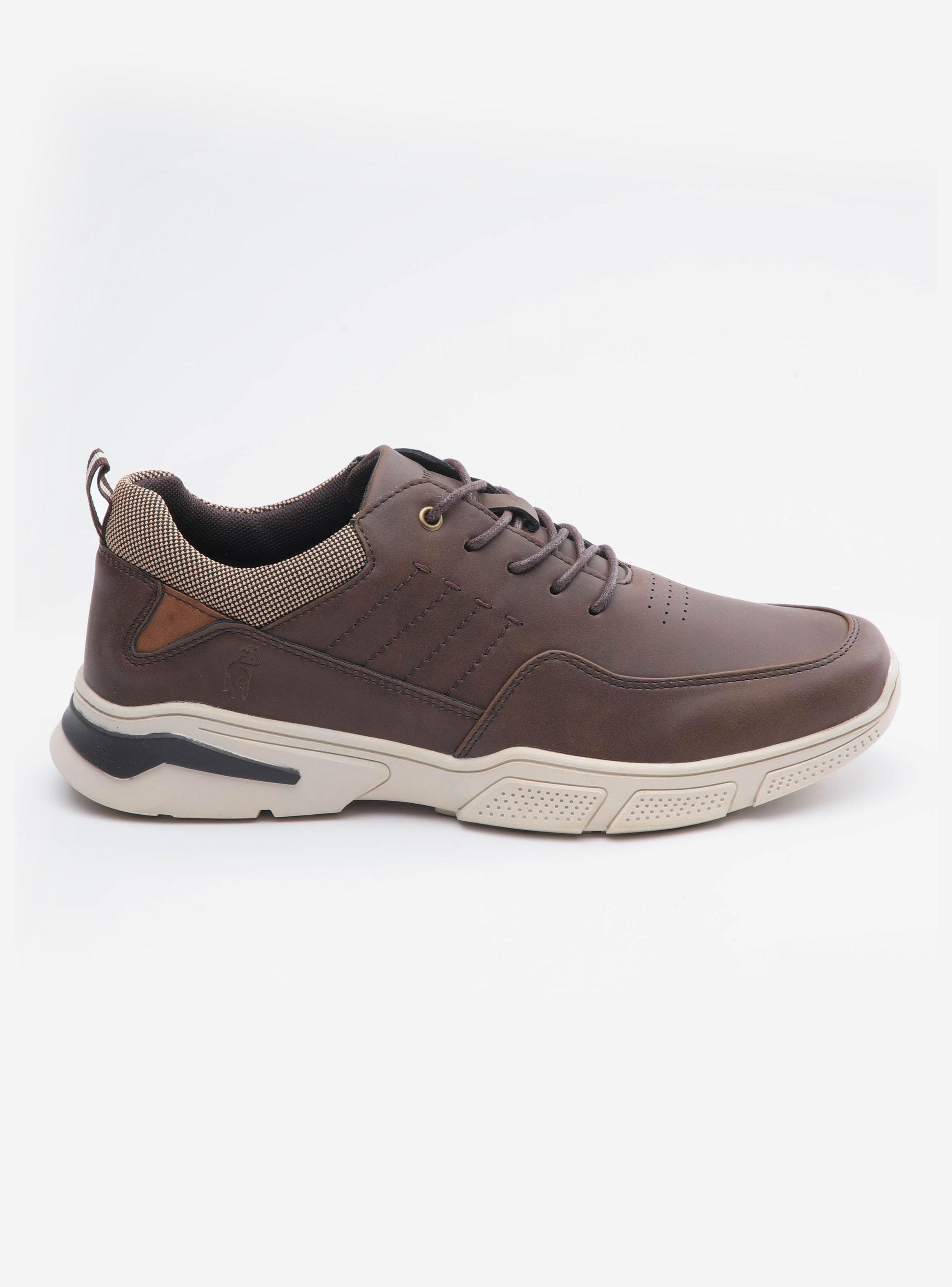 Zapato Casual Hombre Volga Cuero Sintético Café-0