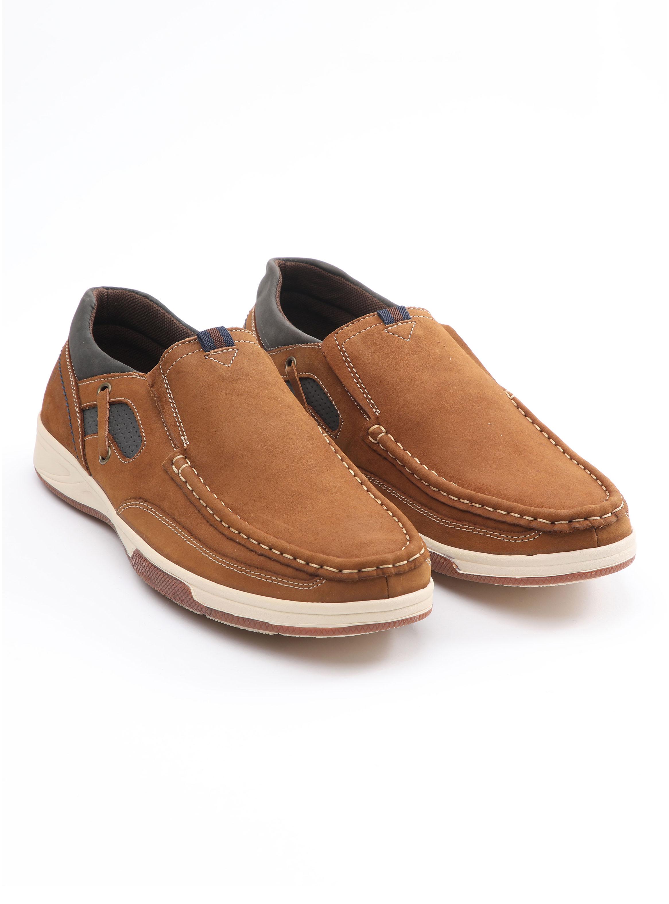 Zapato Casual Loira Cuero Nobuck Hombre-1