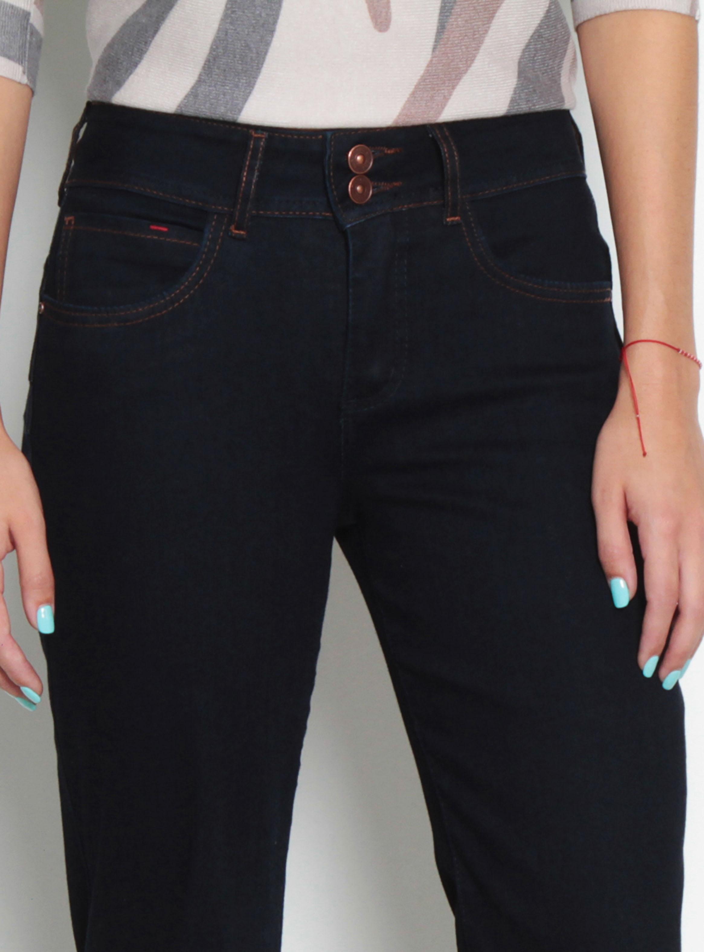 Jeans Recto Tiro Medio Push In Push Up Jr33-2