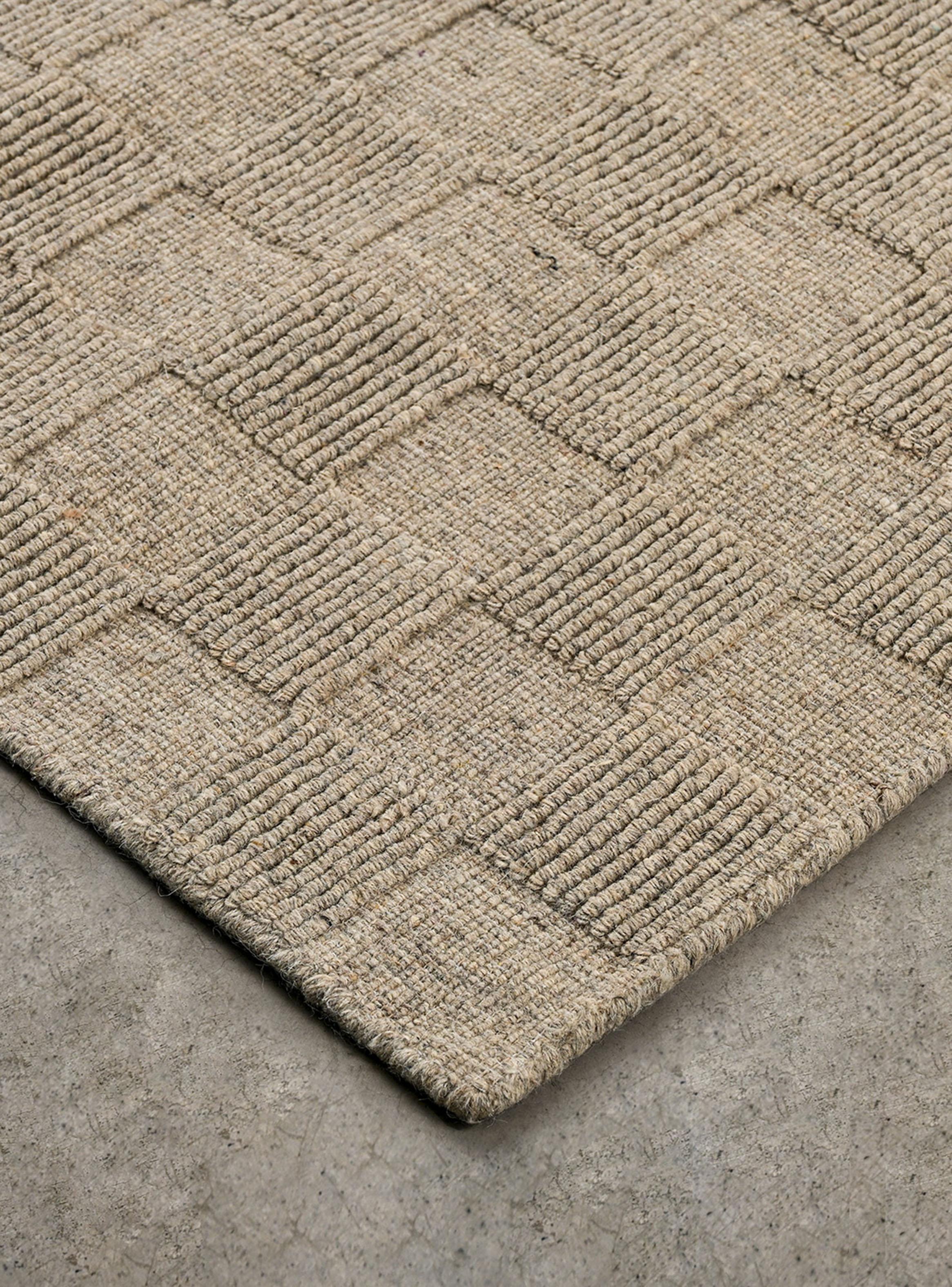 Alfombra Lana Square Beige 240x330 cm-1