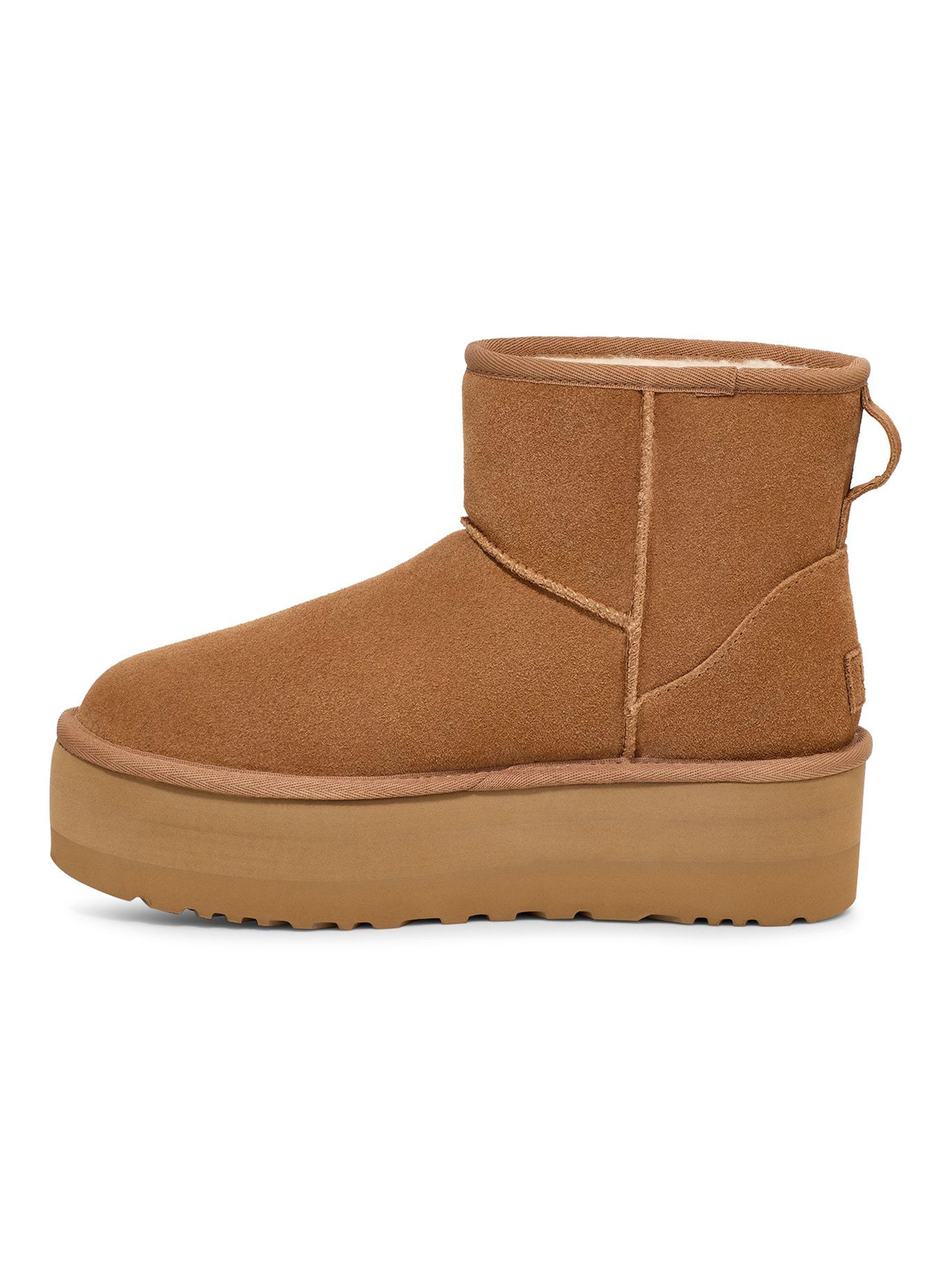 Bota Classic-Mini Platform Chestnut Mujer-2