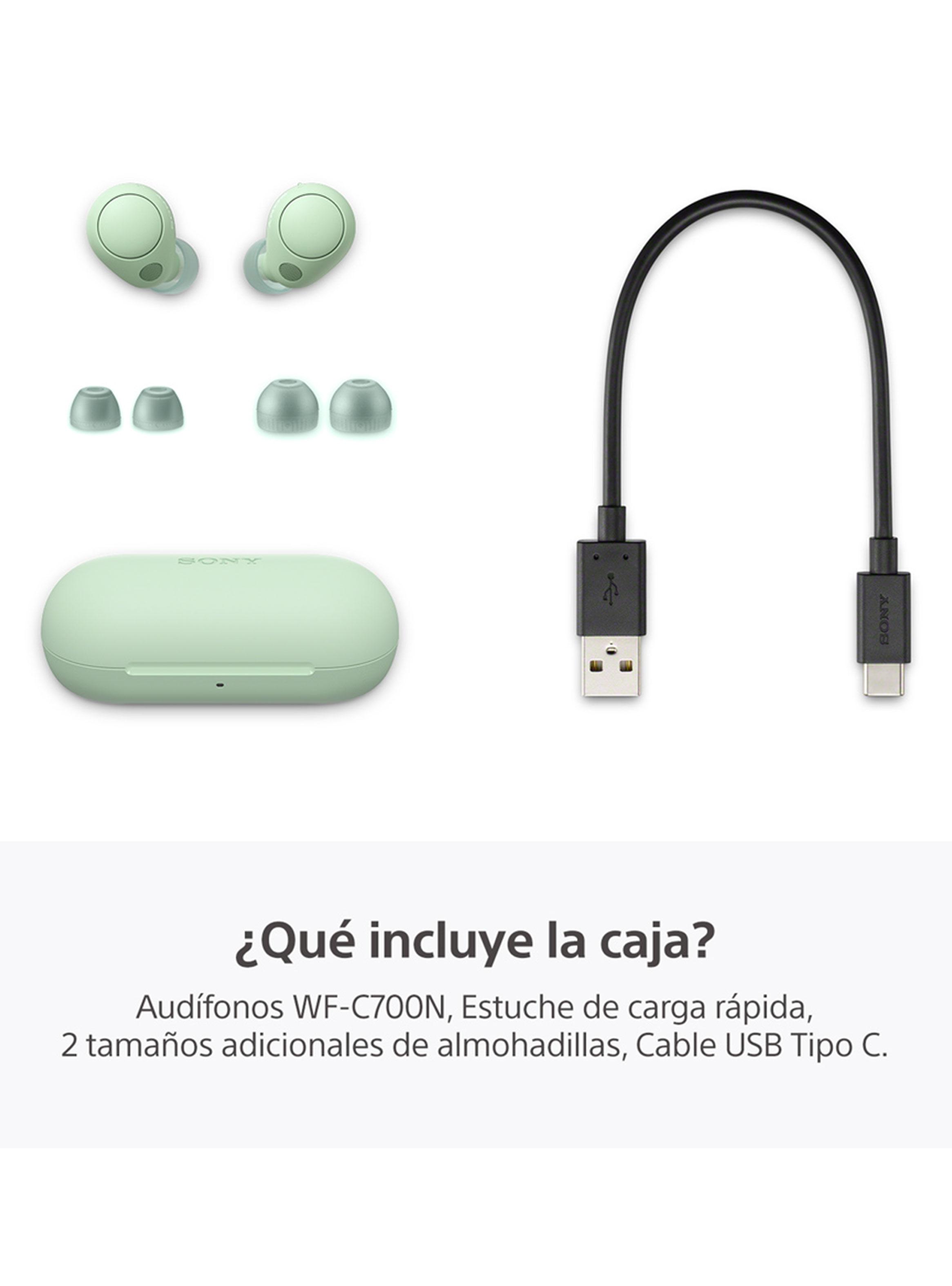Audífonos Bluetooth Noise Cancelling WF-C700N Verde-1
