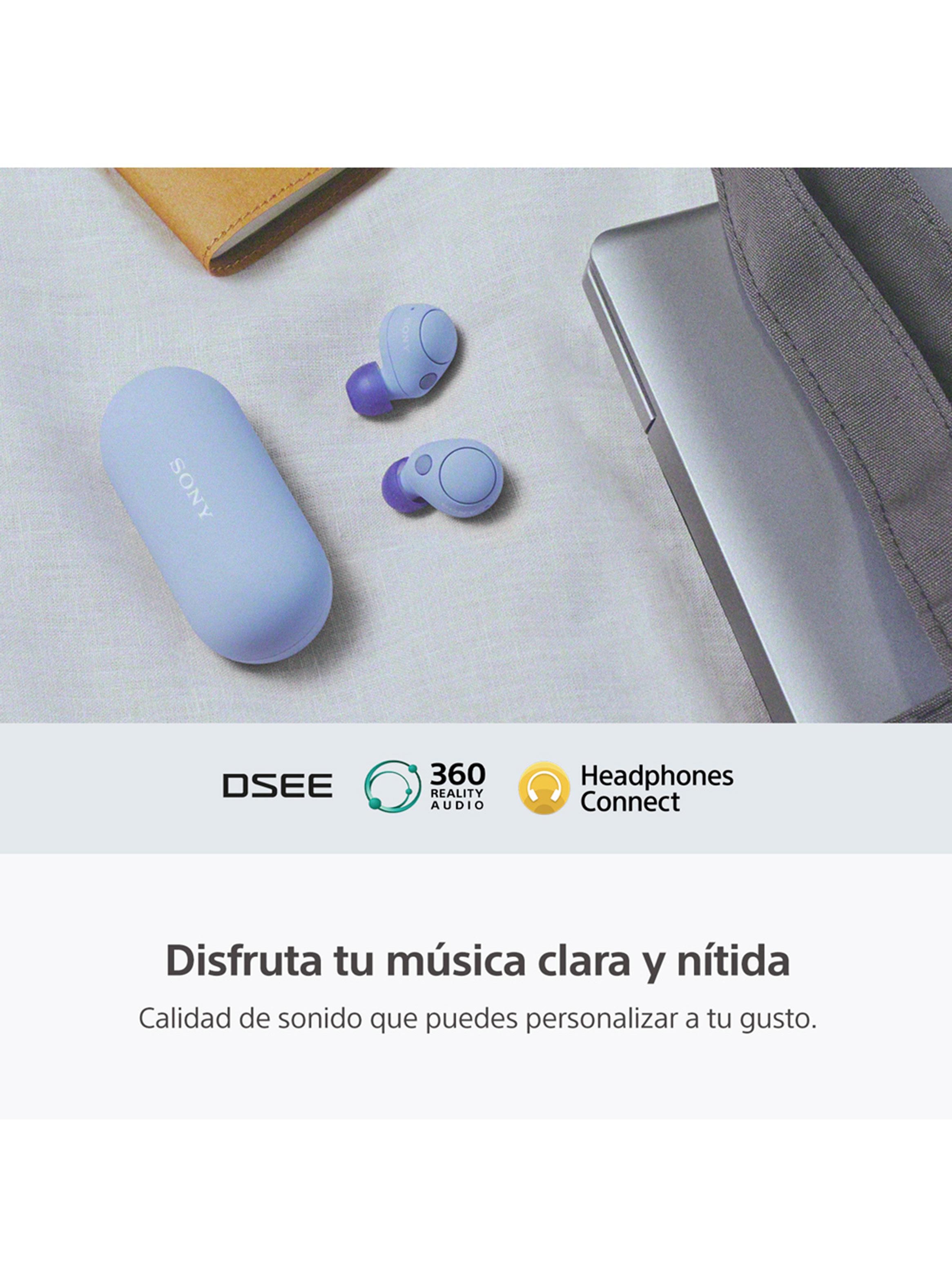 Audífonos Bluetooth Noise Cancelling WF-C700N Violeta-3
