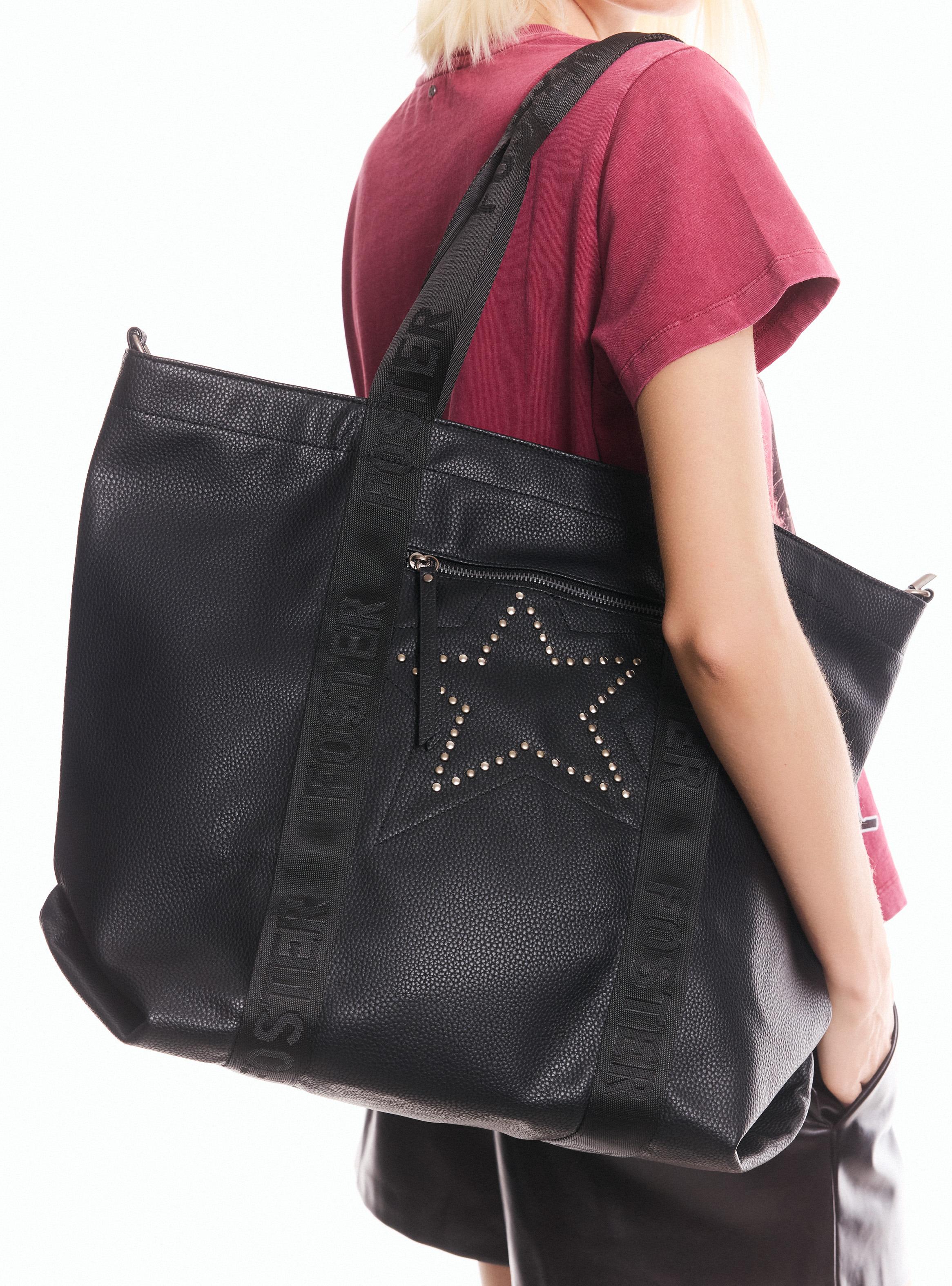 Cartera de Hombro Tote Estrellas Tachas-1