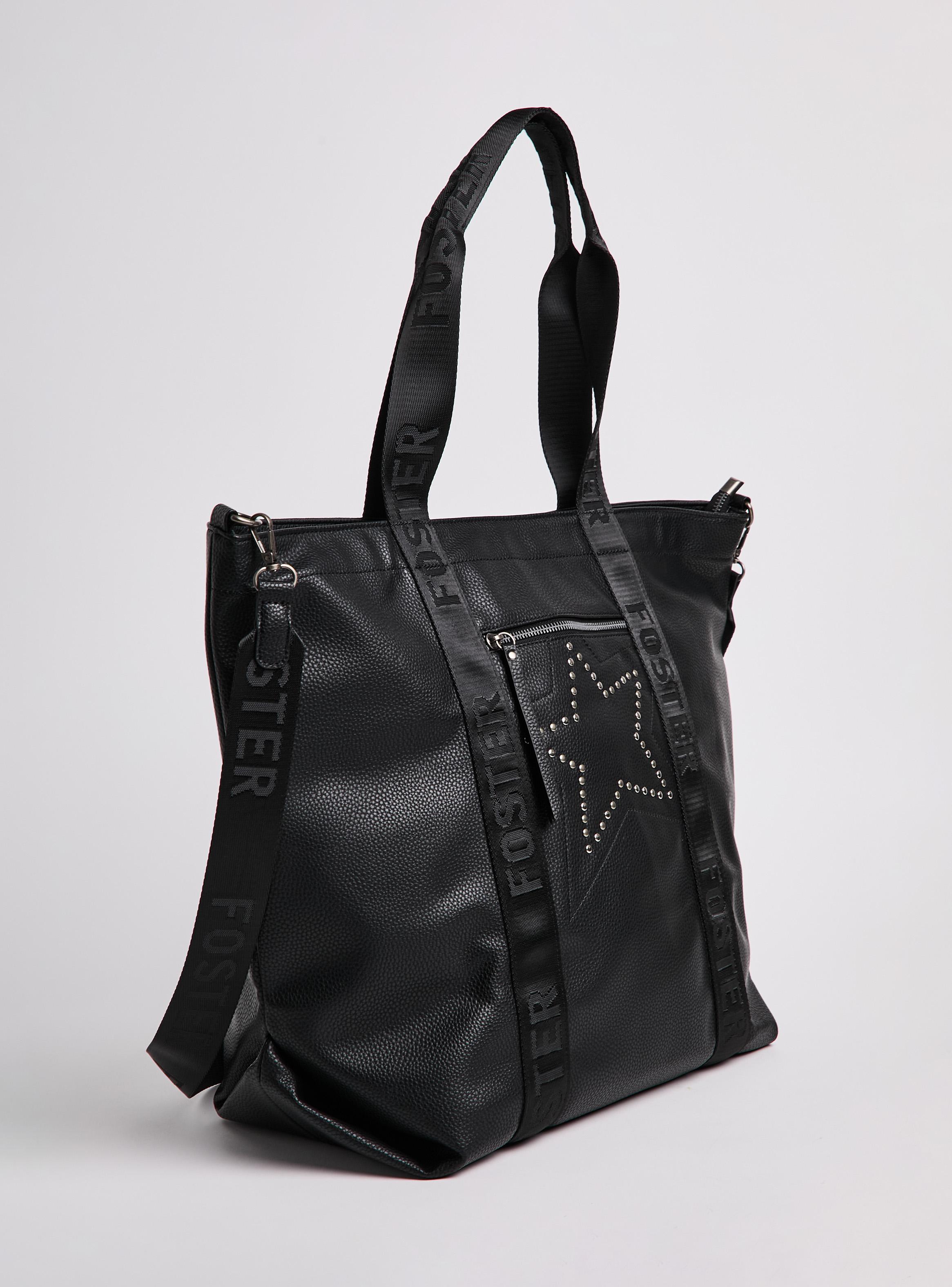 Cartera de Hombro Tote Estrellas Tachas-3