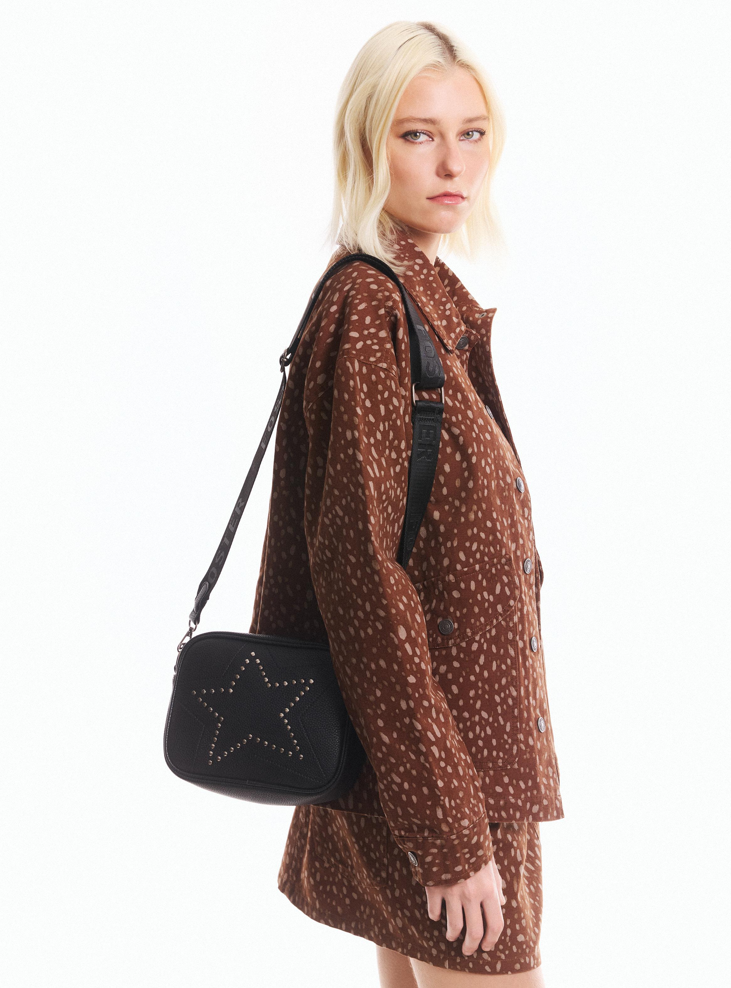 Cartera de Hombro Estrella Tachas-5