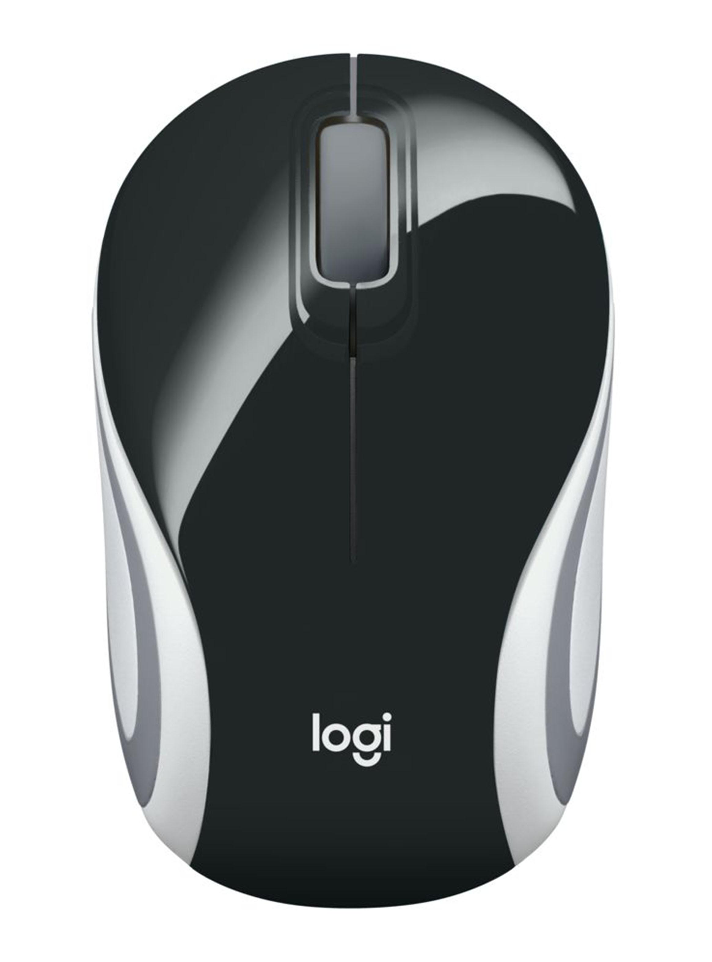 Mouse Logitech Inalámbrico M187 Negro-0