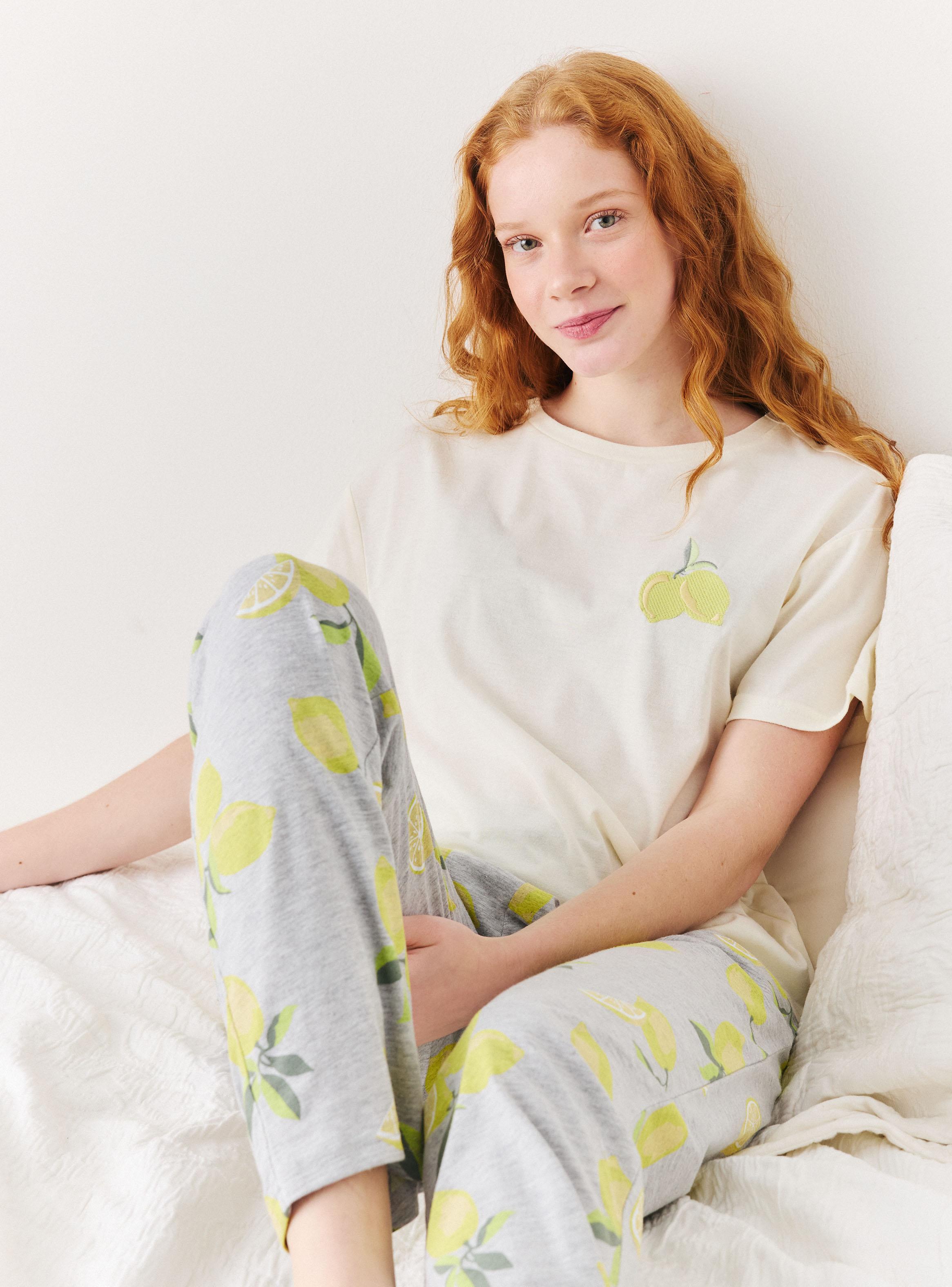 Pijama Algodón Diseño Estampado-2