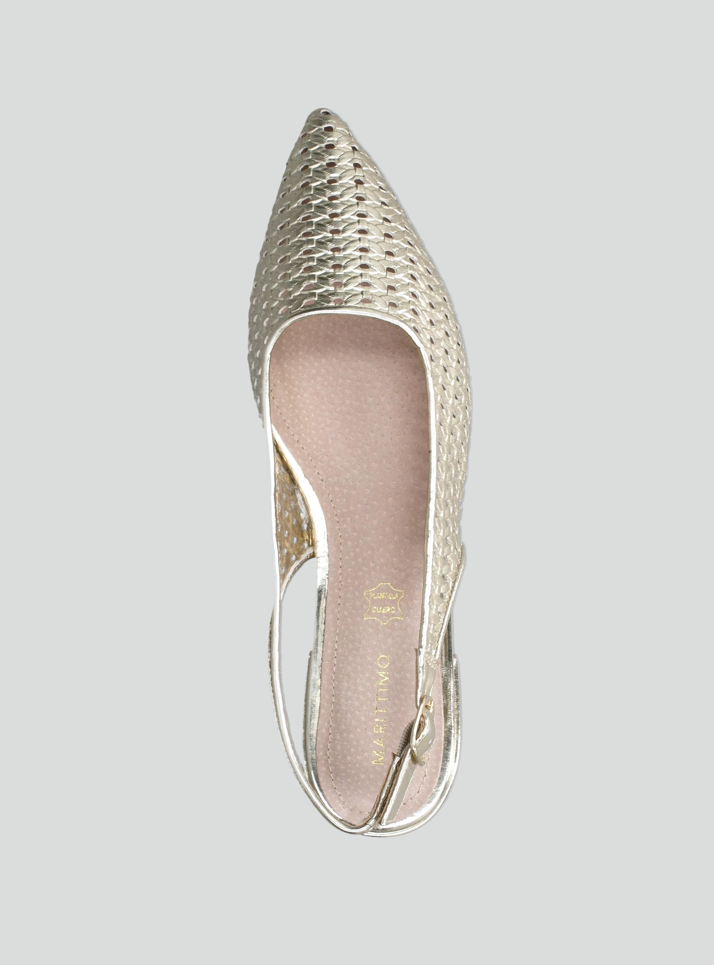 Zapato Casual Slingback Perforado Mujer-3