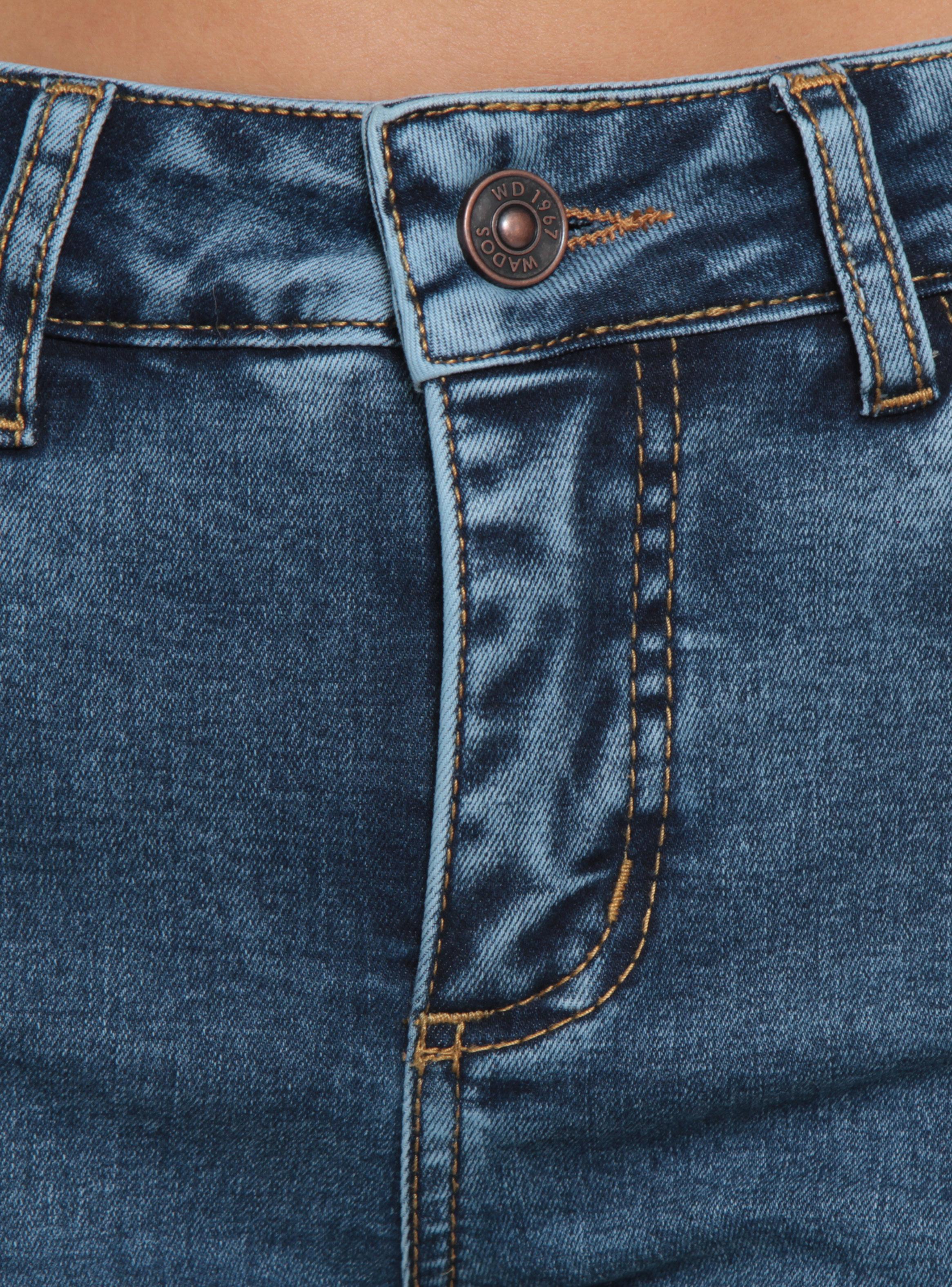 Jeans Recto Tiro Alto Push In Push Up 1 Botón Rp3-2