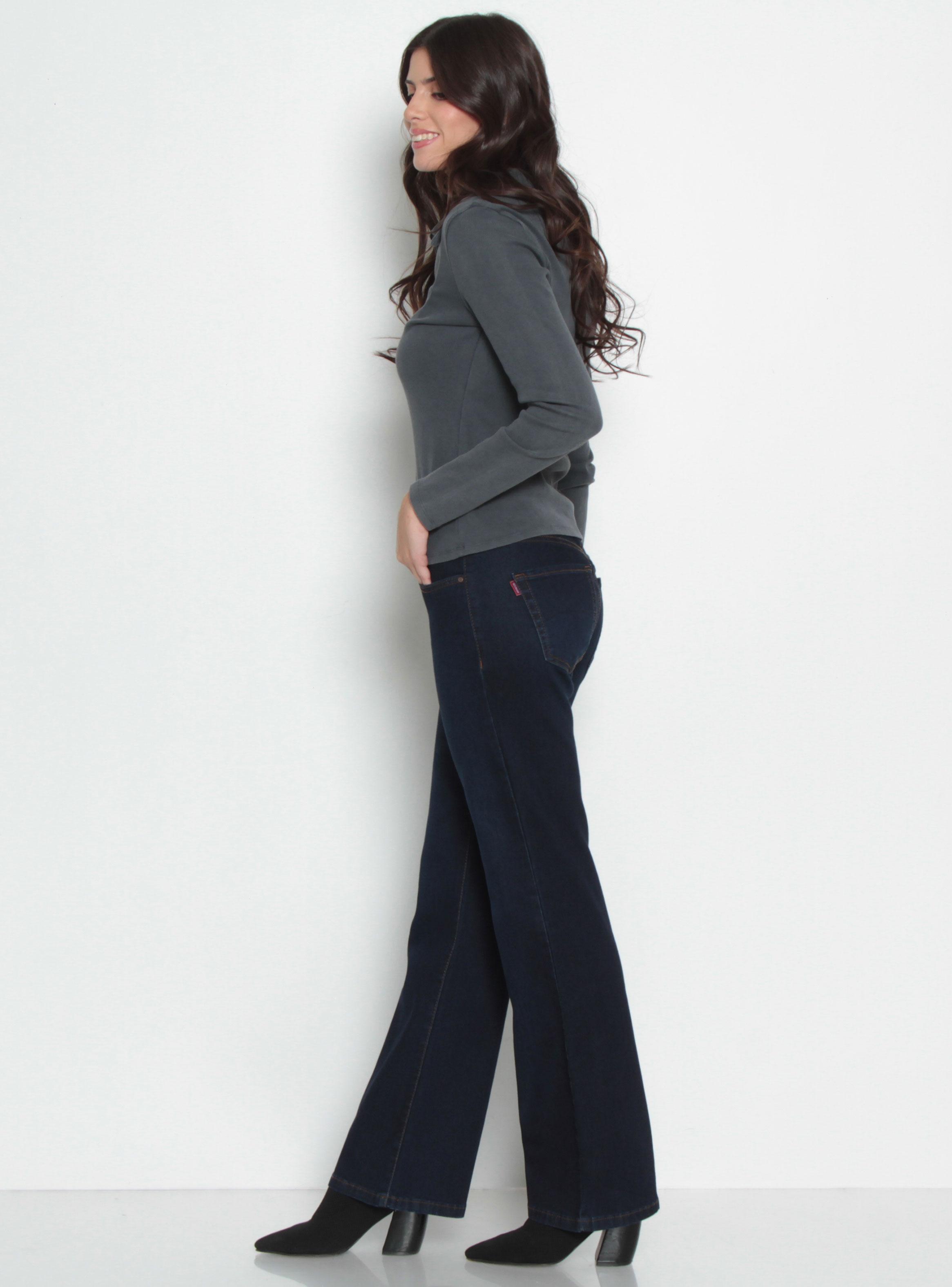 Jeans Básico Recto Pretina de 1 Botón Rp31-4