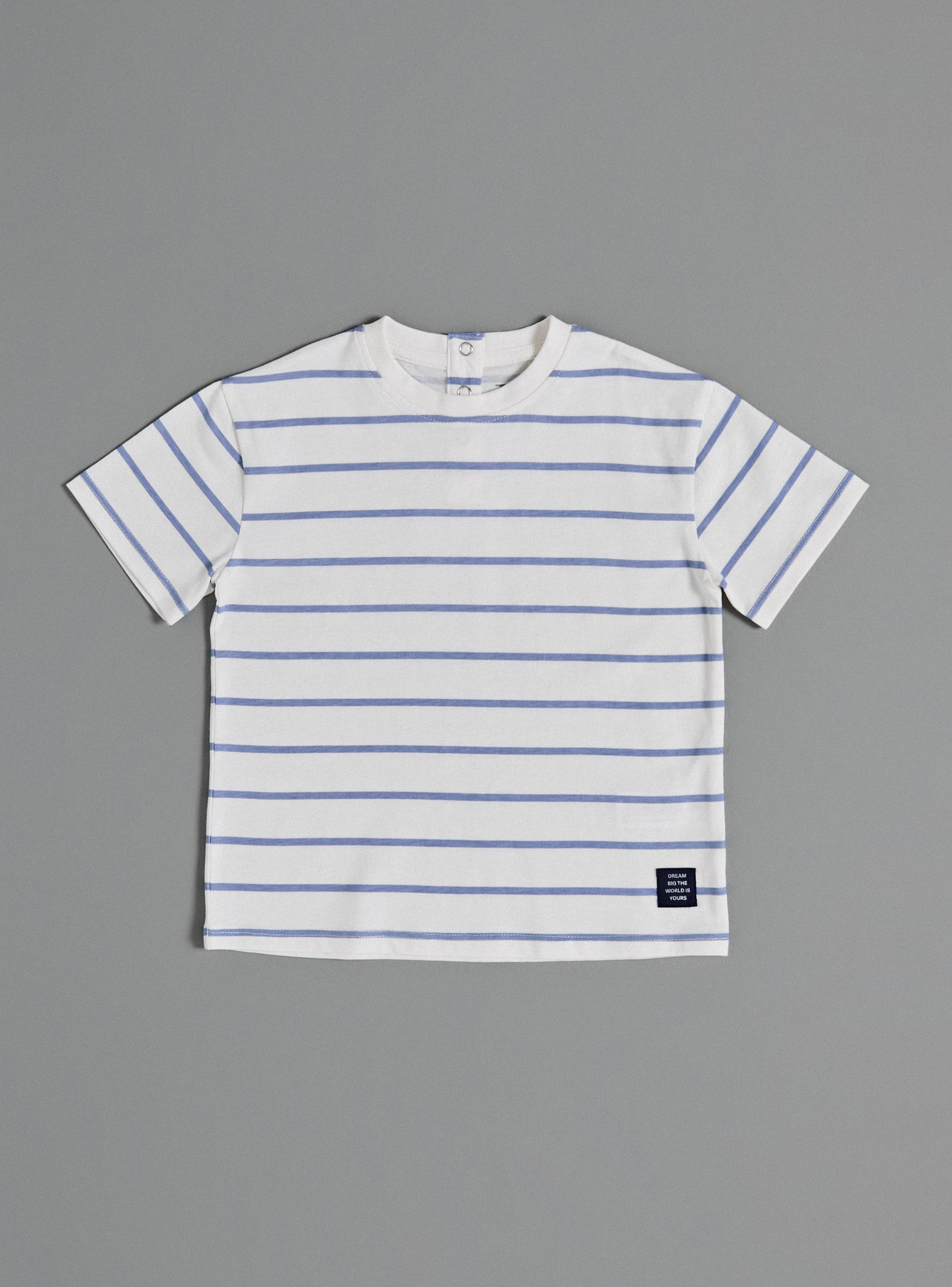 Polera Rayas Estampado Color-1