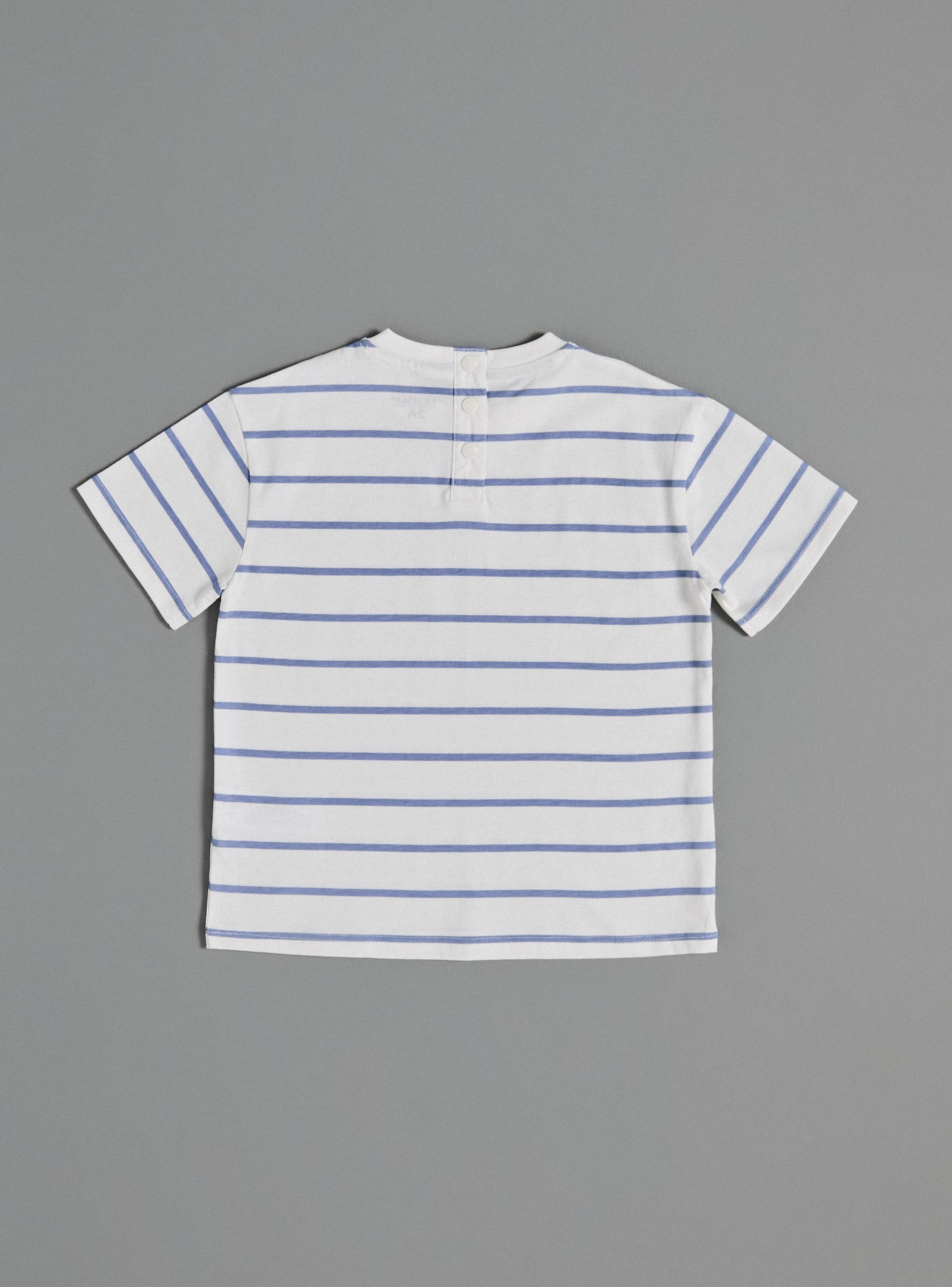 Polera Rayas Estampado Color-2