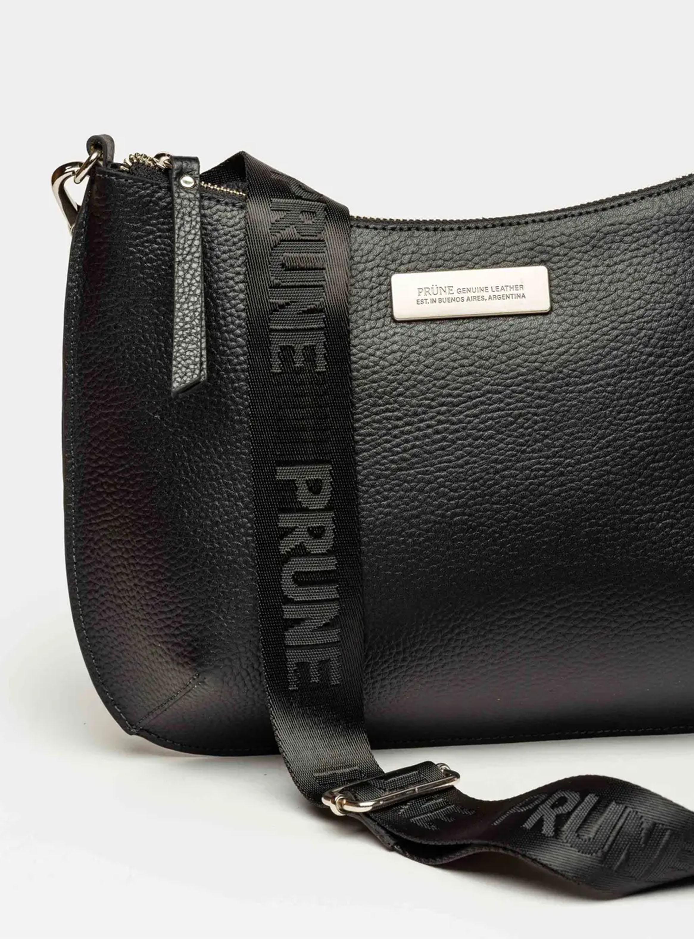 Bandolera Mia Cuero Negro-2