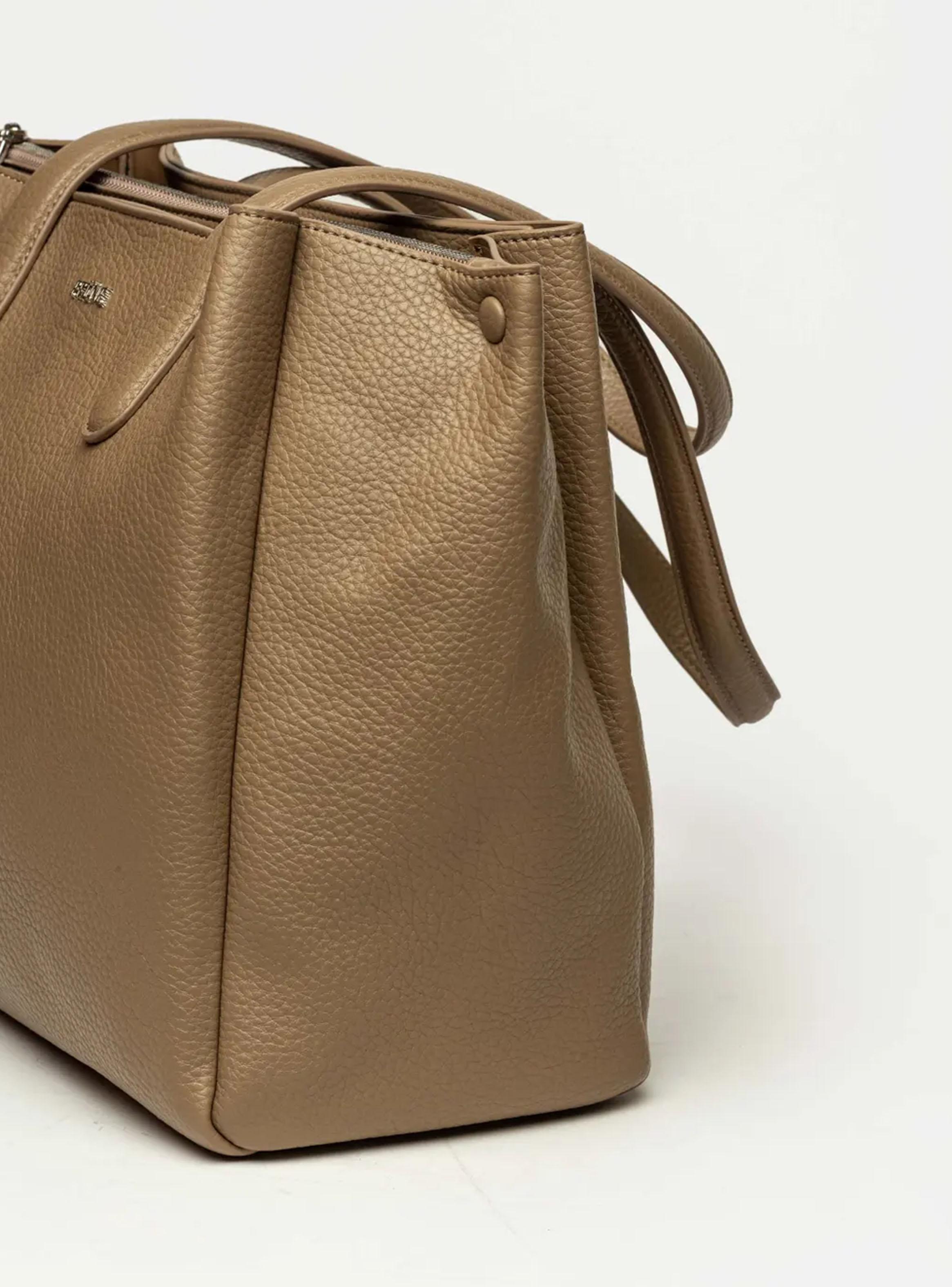 Cartera de Hombro Shopper Erin Beige-2