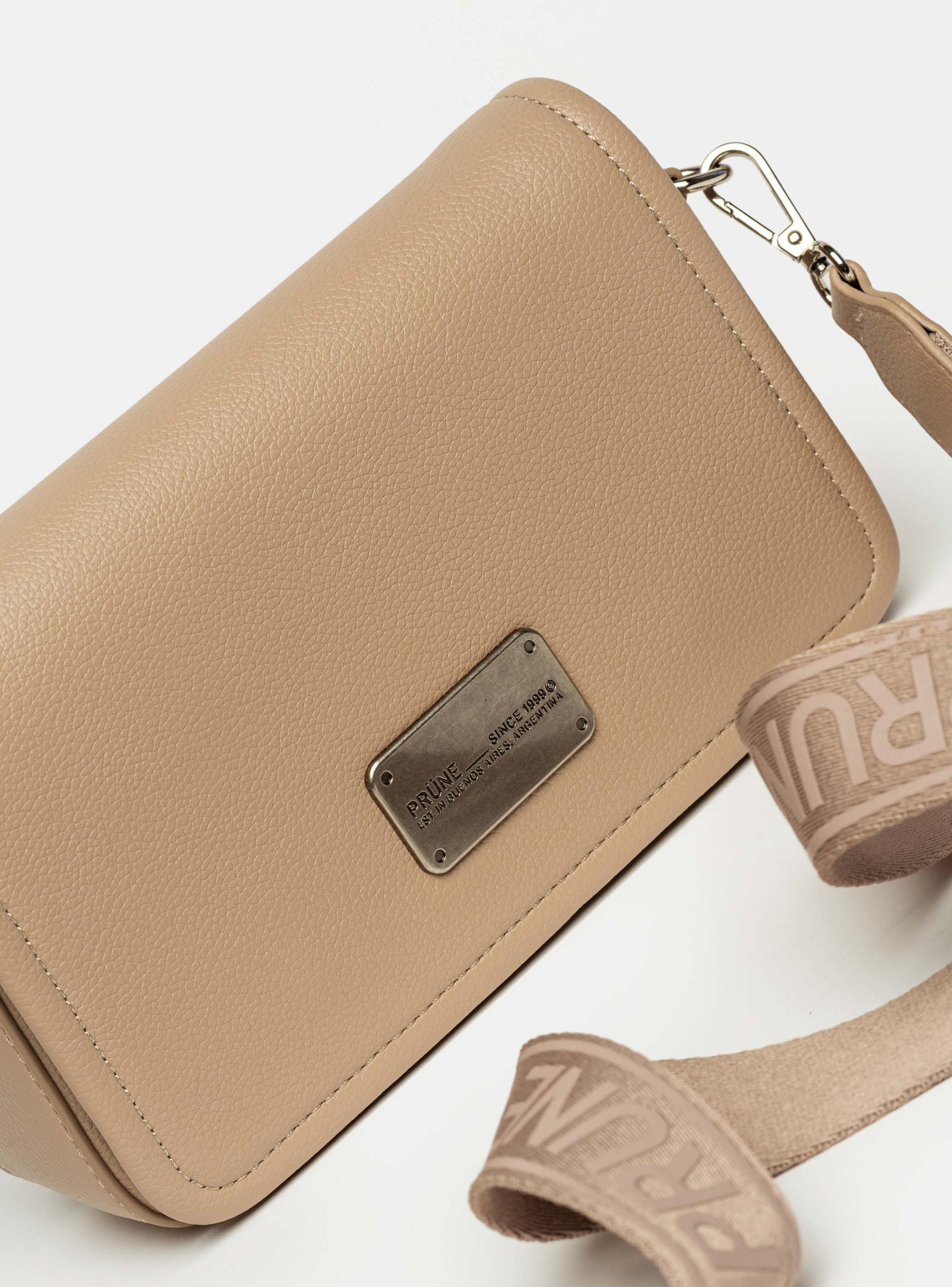 Bandolera The Flap Penny Beige-2