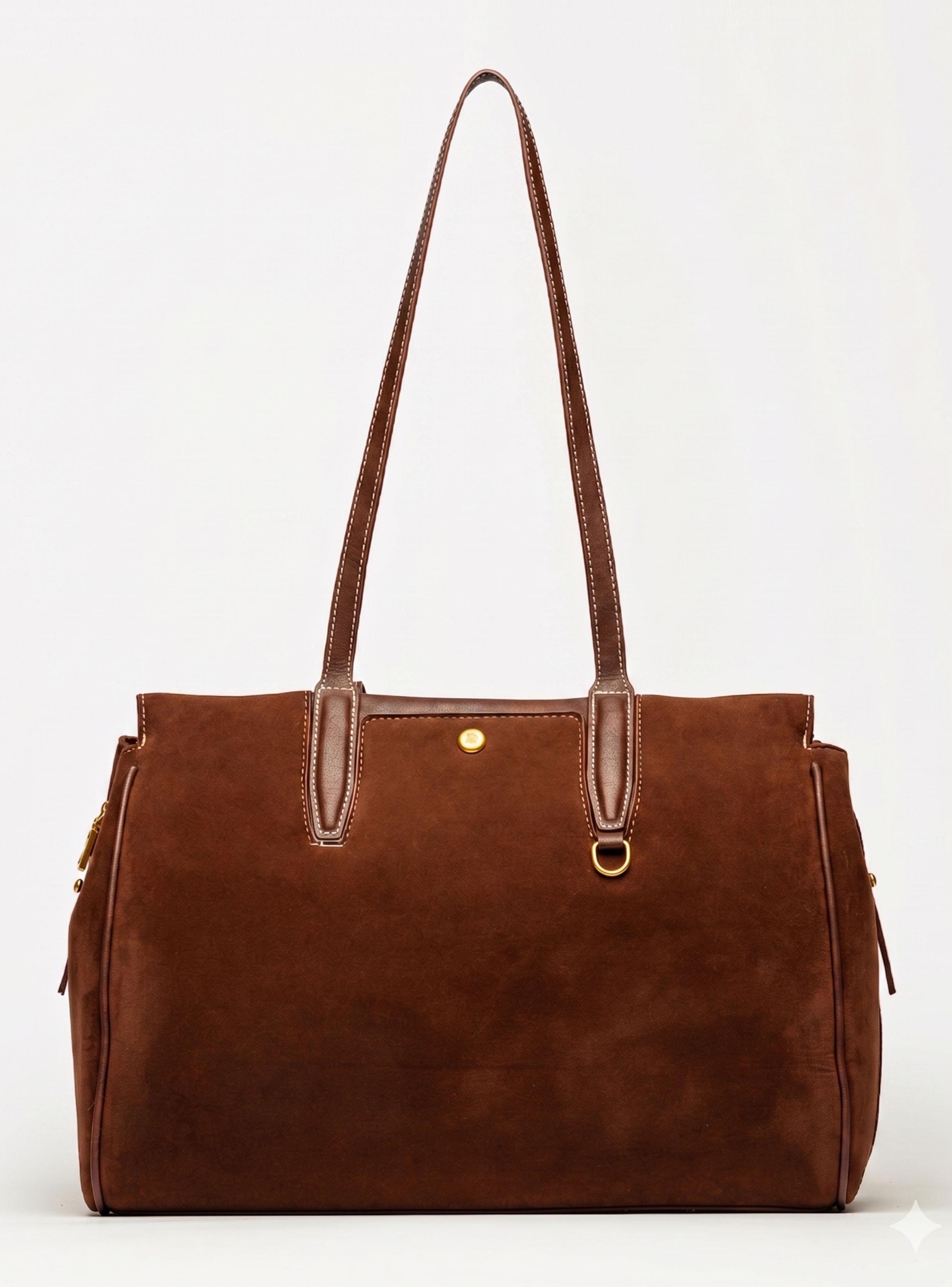 Cartera Tipo Bolso Paddock Café-0