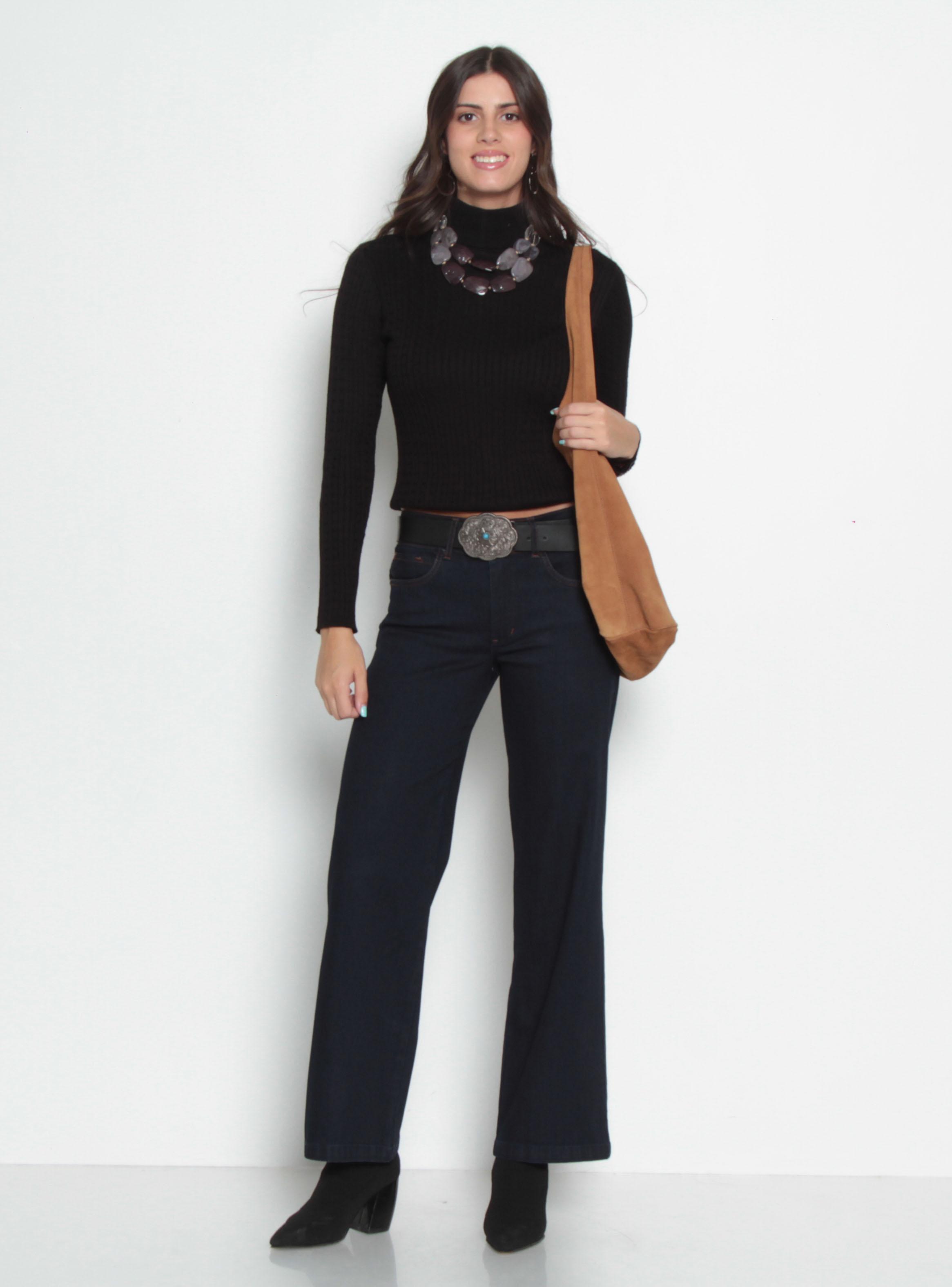 Jeans Tiro Medio Flare J30-3