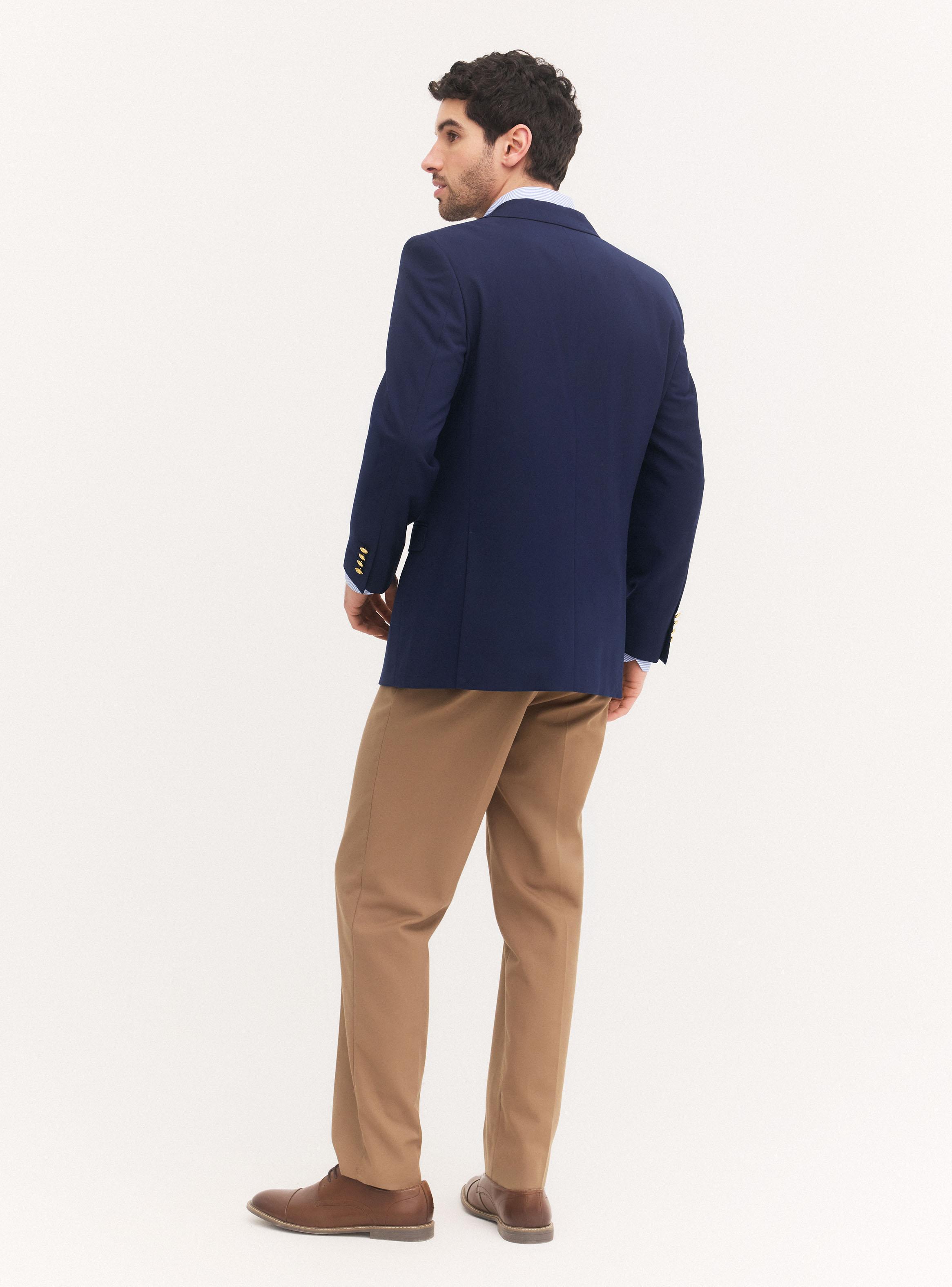 Vestón Recto Regular Fit Botones Metálicos-5
